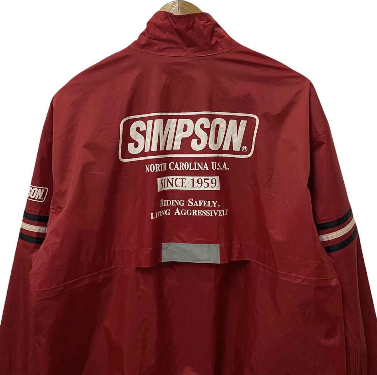 Vintage 🛒NEED GONE🛒VINTAGE SIMPSON USA RACING SPECIALITIES JACKET Size US L / EU 52-54 / 3 - 4 Thumbnail