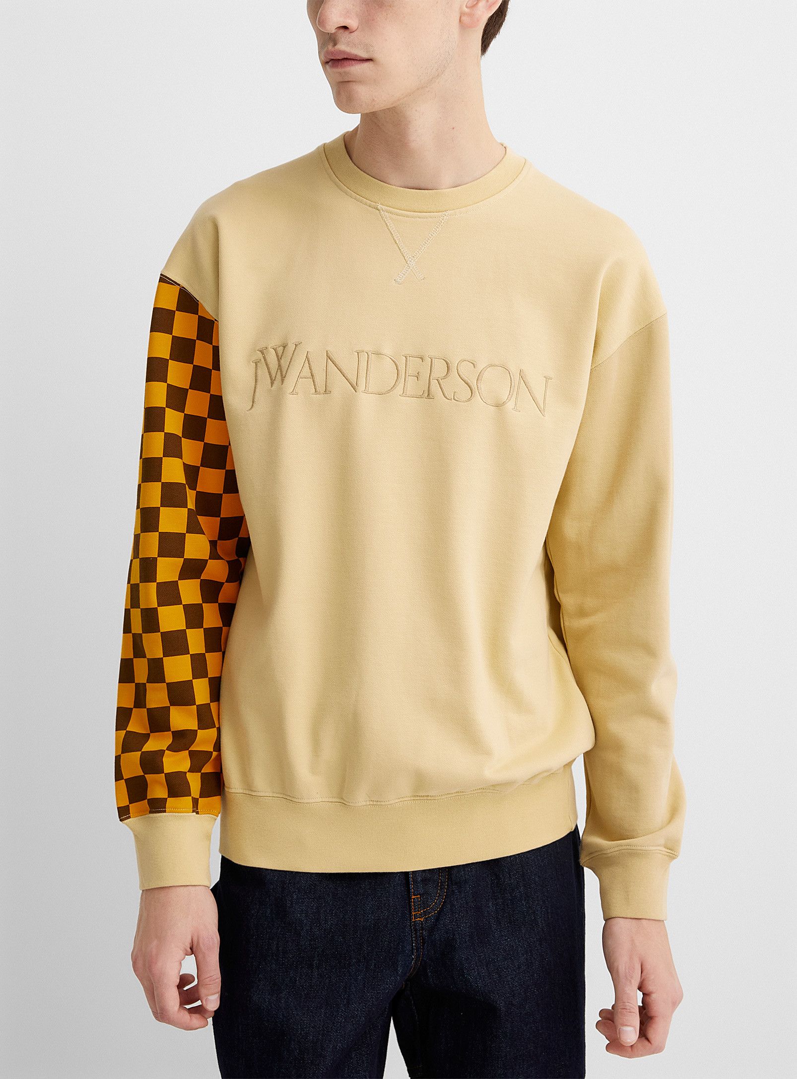 Embroidered signature sandy sweatshirt, JW Anderson