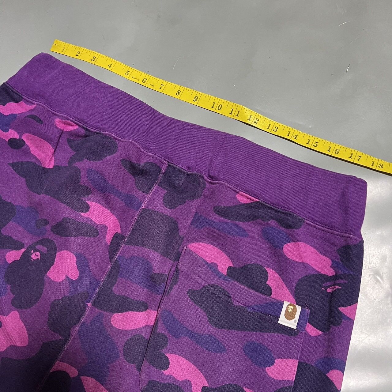 Bape Color Camo Tiger Shark Sweat Pants Size US 36 / EU 52 - 5 Thumbnail