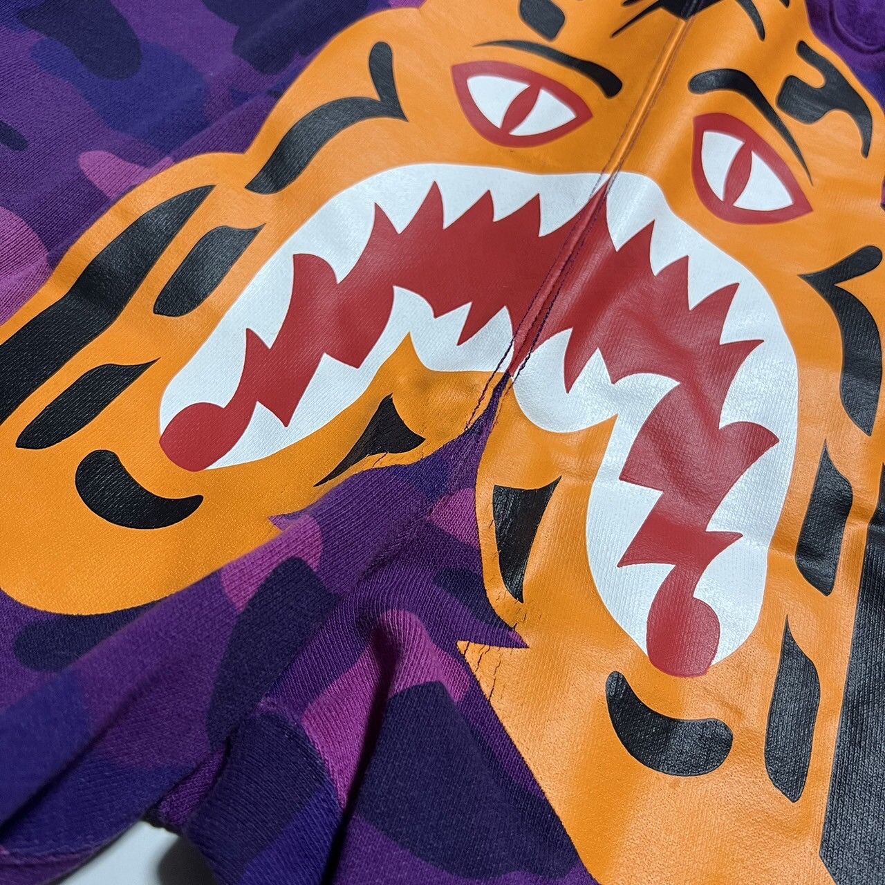 Bape Color Camo Tiger Shark Sweat Pants Size US 36 / EU 52 - 3 Thumbnail