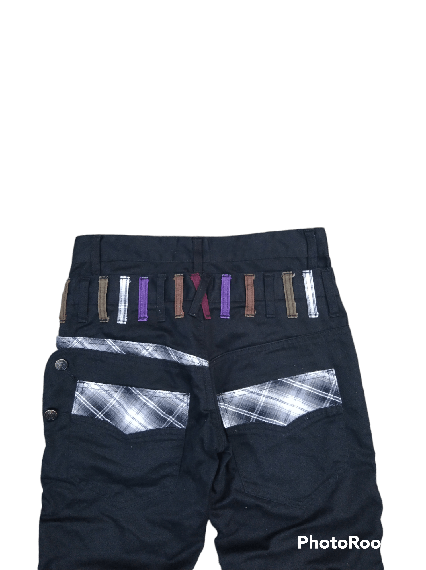 Japanese Brand JAPANESE TOKYO FASHION NYLAUS DOUBLE BACK POCKET PANTS Size US 28 / EU 44 - 4 Thumbnail