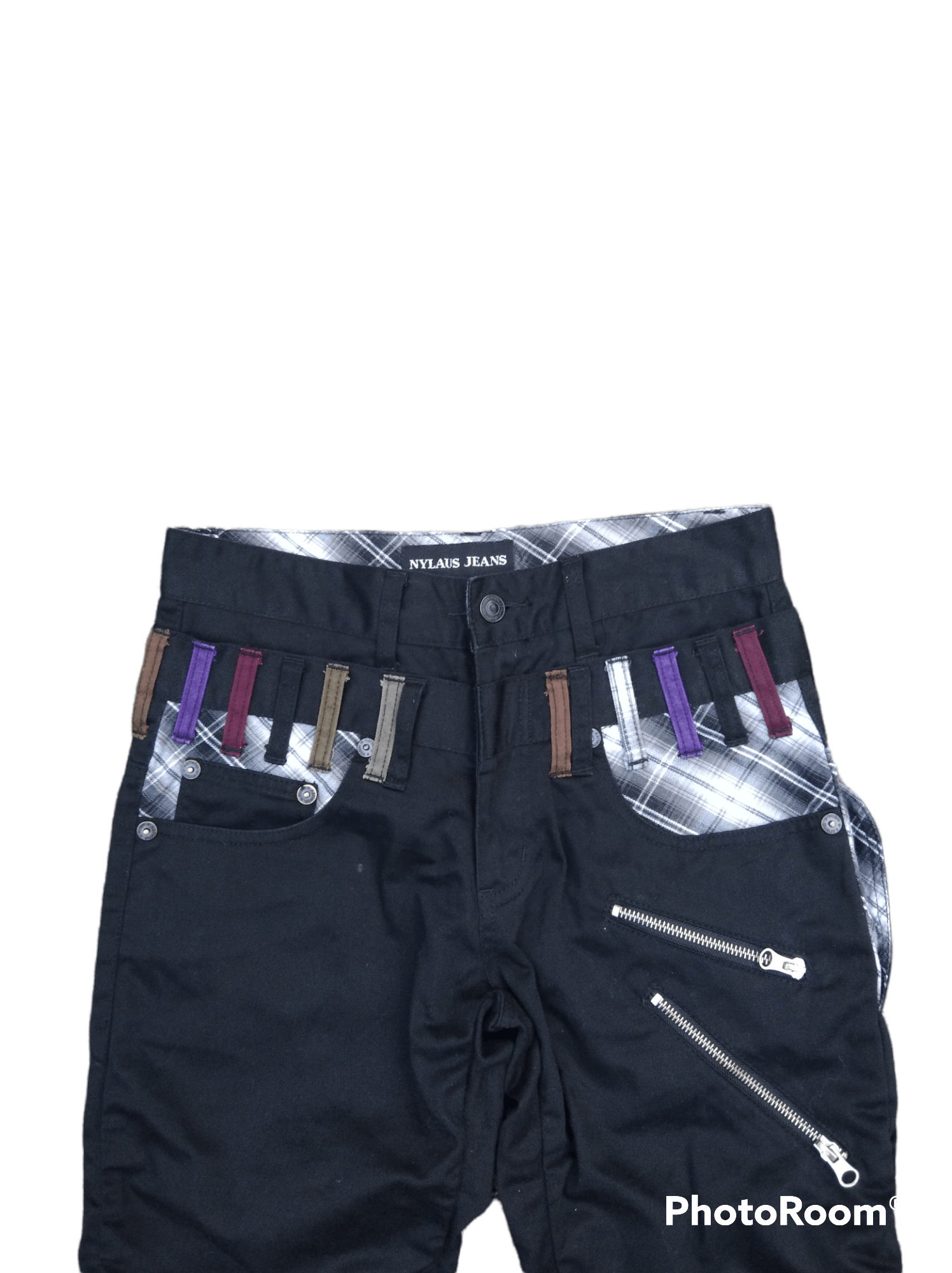 Japanese Brand JAPANESE TOKYO FASHION NYLAUS DOUBLE BACK POCKET PANTS Size US 28 / EU 44 - 3 Thumbnail