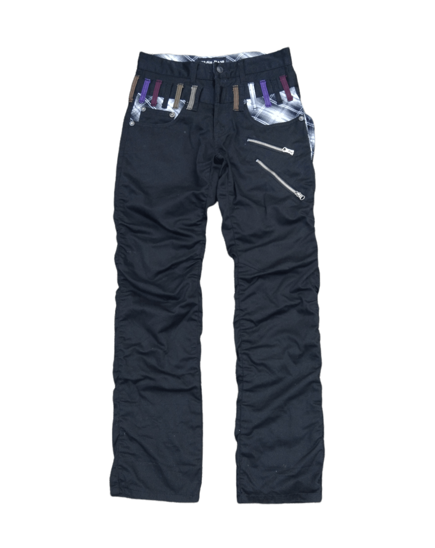 Japanese Brand JAPANESE TOKYO FASHION NYLAUS DOUBLE BACK POCKET PANTS Size US 28 / EU 44 - 1 Thumbnail