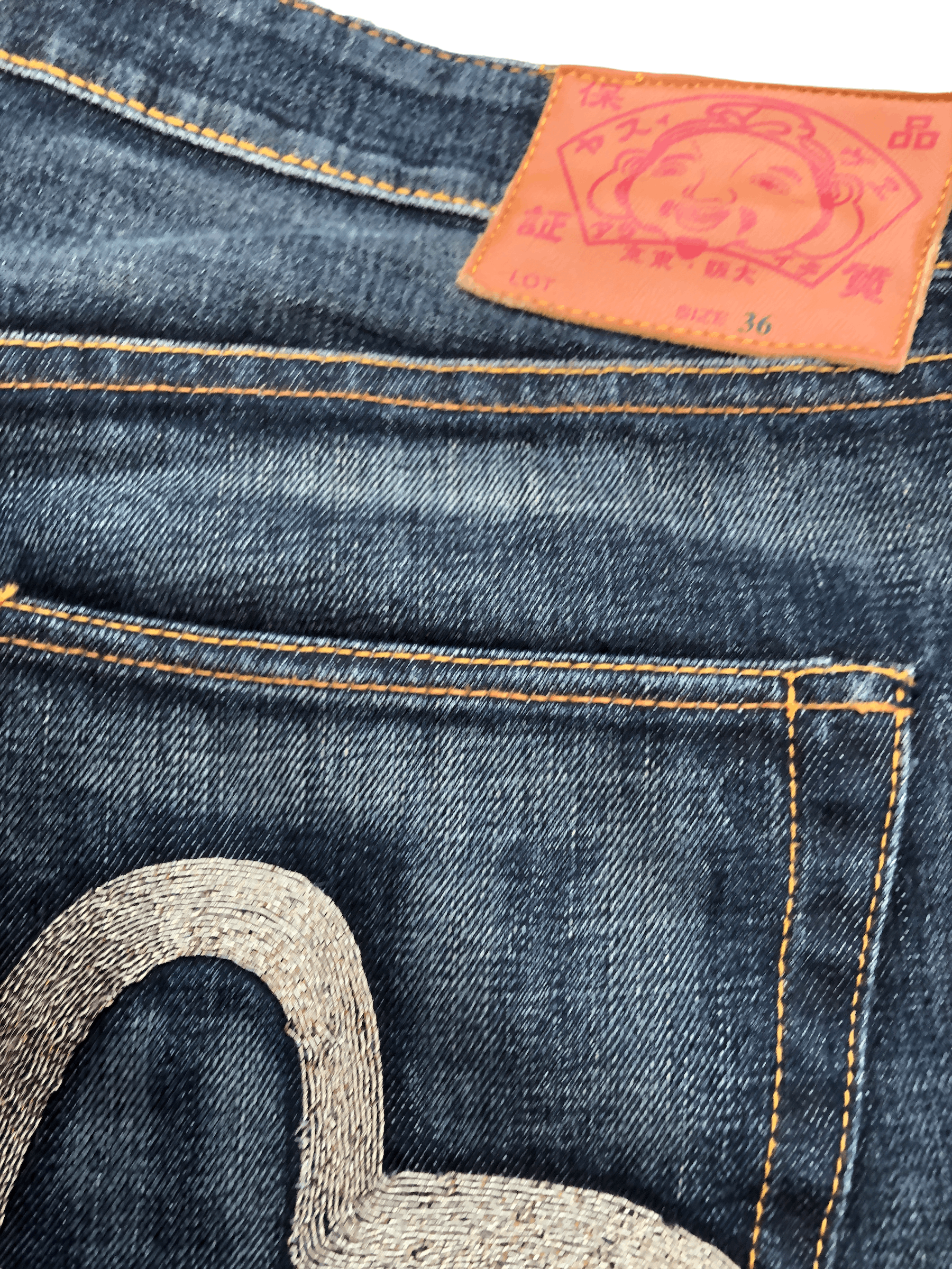 Evisu RARE Evisu Embroidered Jeans Size 36 Curved Leg Denim Size US 36 / EU 52 - 10 Thumbnail