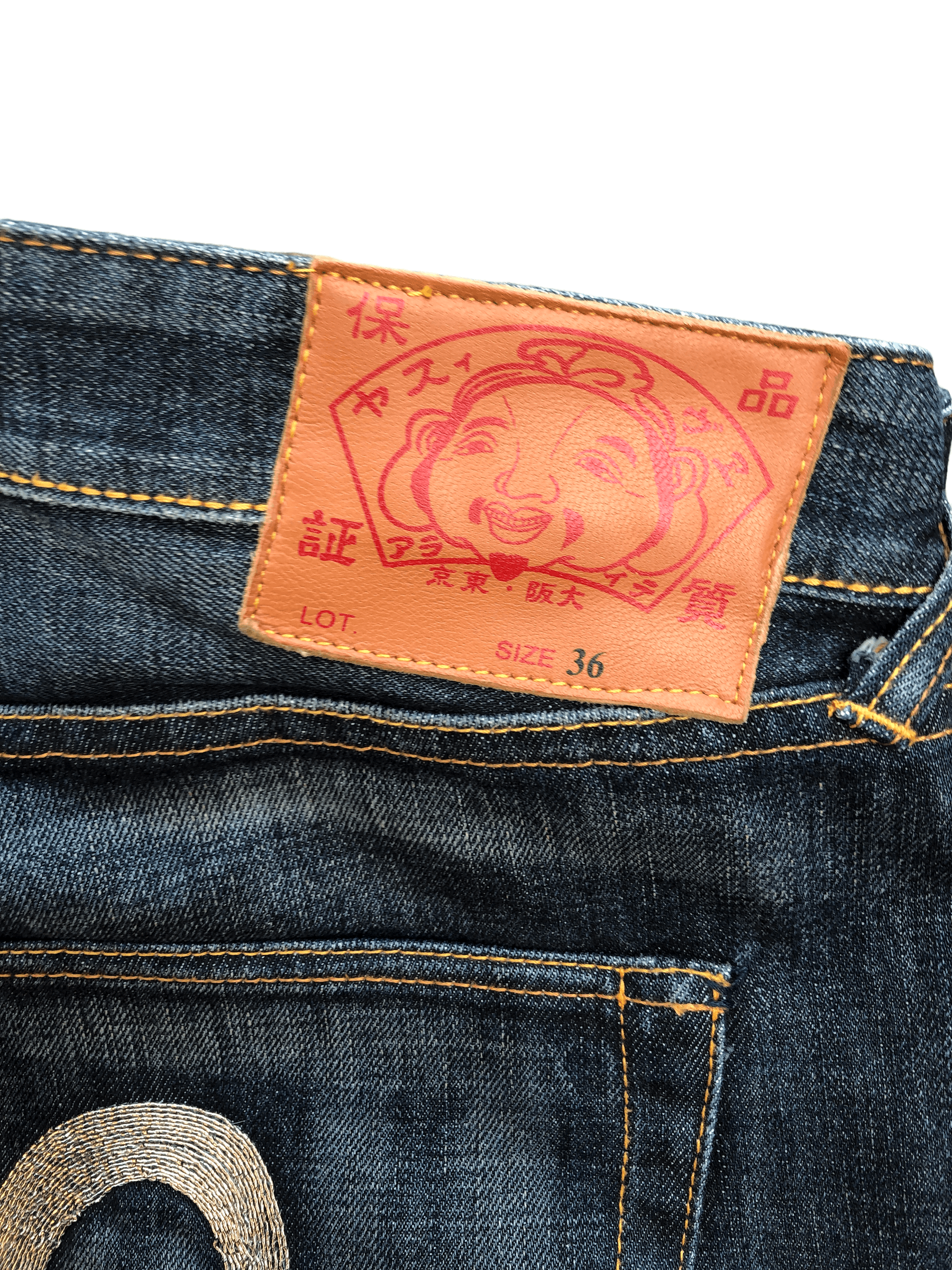 Evisu RARE Evisu Embroidered Jeans Size 36 Curved Leg Denim Size US 36 / EU 52 - 11 Thumbnail