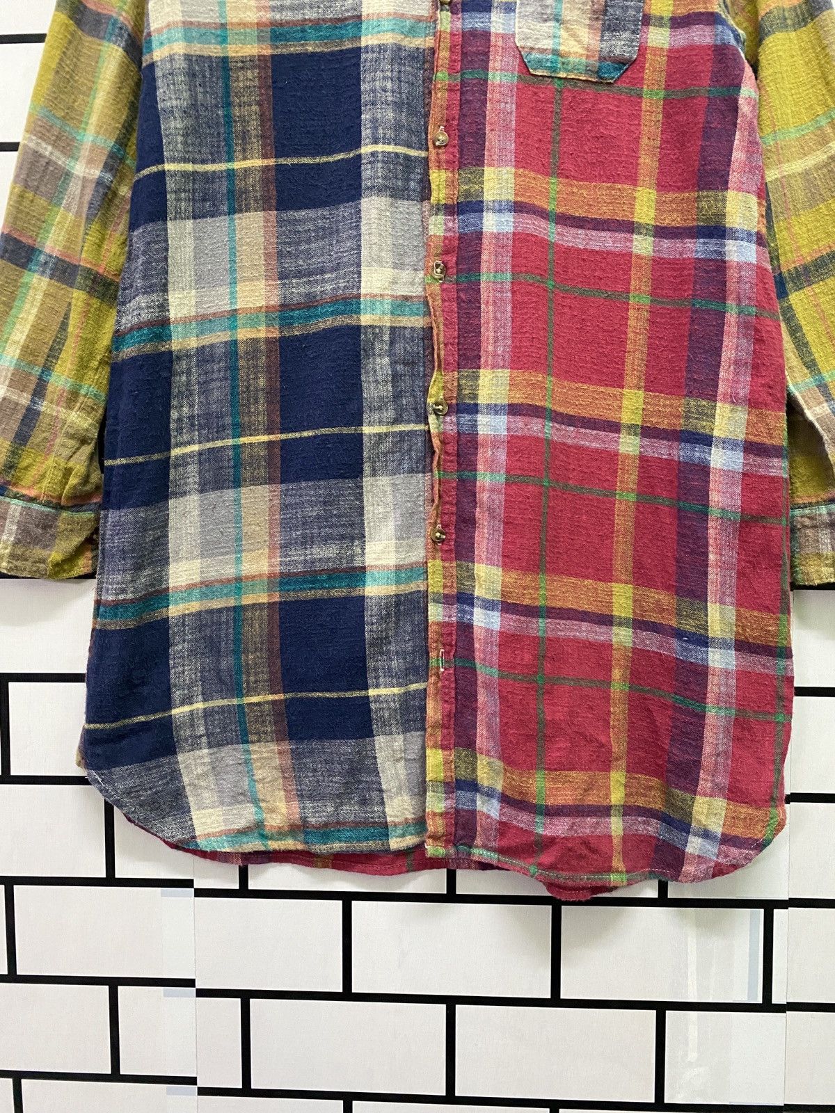 Designer × Japanese Brand × Vintage Flannel TRVEY Girl Multicolour inspired Needles Size US S / EU 44-46 / 1 - 6 Thumbnail