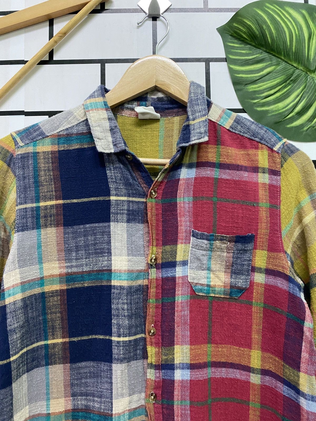 Designer × Japanese Brand × Vintage Flannel TRVEY Girl Multicolour inspired Needles Size US S / EU 44-46 / 1 - 3 Thumbnail