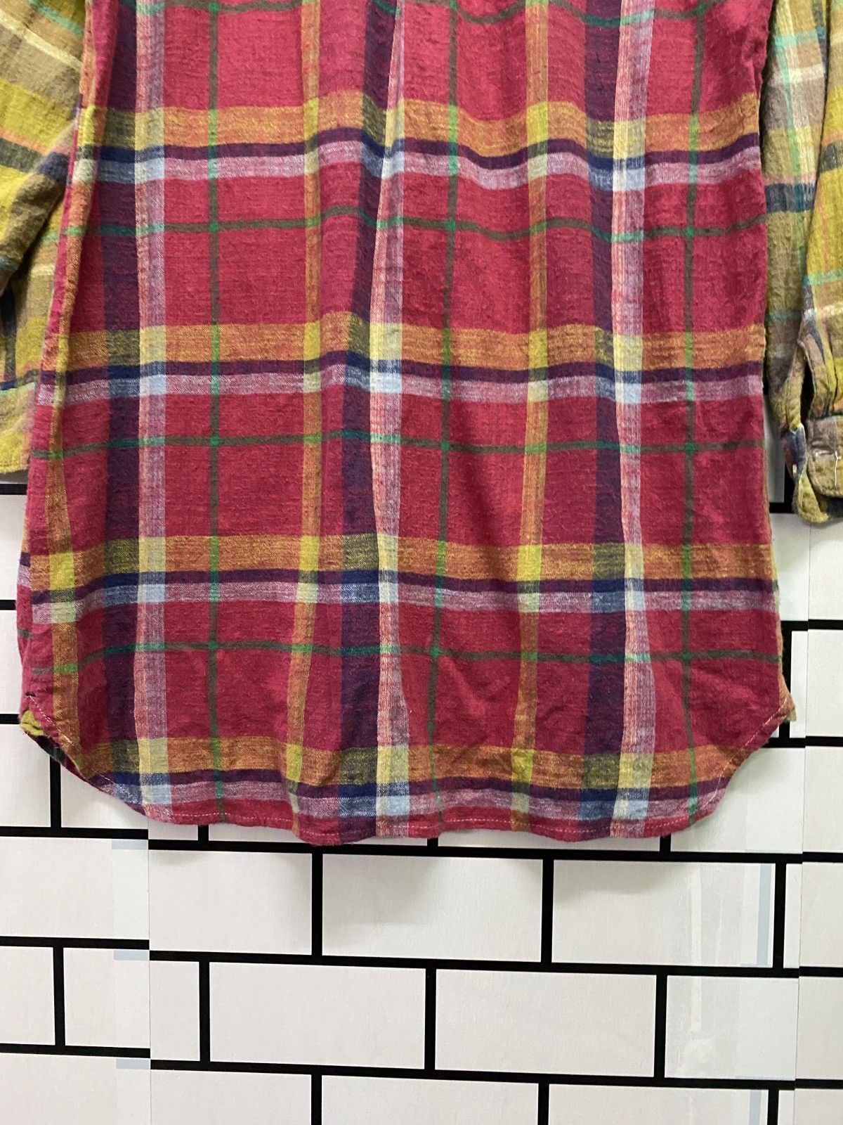 Designer × Japanese Brand × Vintage Flannel TRVEY Girl Multicolour inspired Needles Size US S / EU 44-46 / 1 - 11 Thumbnail