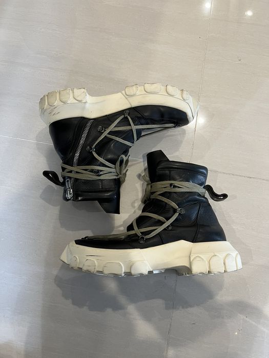 Rick Owens (FINAL DROP) SS18 DIRT OG Rick Owens Tractor Hiking boots ...