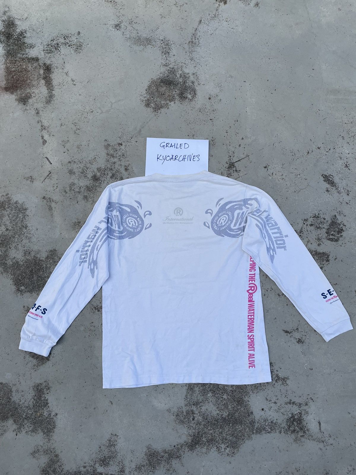 Japanese Brand R34 WHITE LONG SLEEVE Size US M / EU 48-50 / 2 - 3 Thumbnail