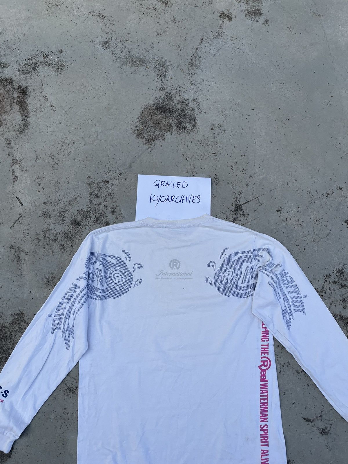 Japanese Brand R34 WHITE LONG SLEEVE Size US M / EU 48-50 / 2 - 4 Thumbnail