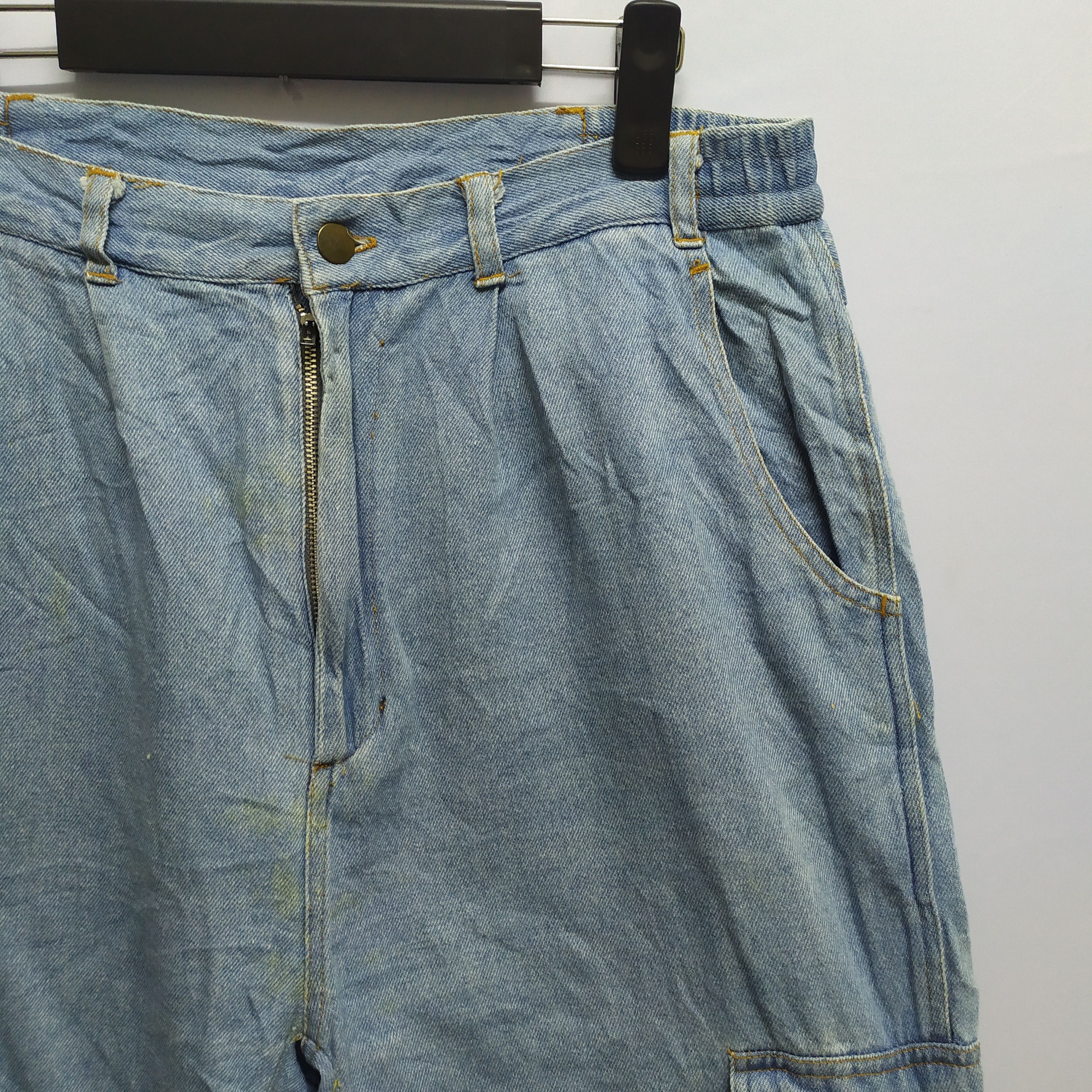 Japanese Brand × StraightFaded JAPANESE BRAND JEANS CARGO PANTS MULTIPOCKET TACTICAL Size US 32 / EU 48 - 11 Thumbnail