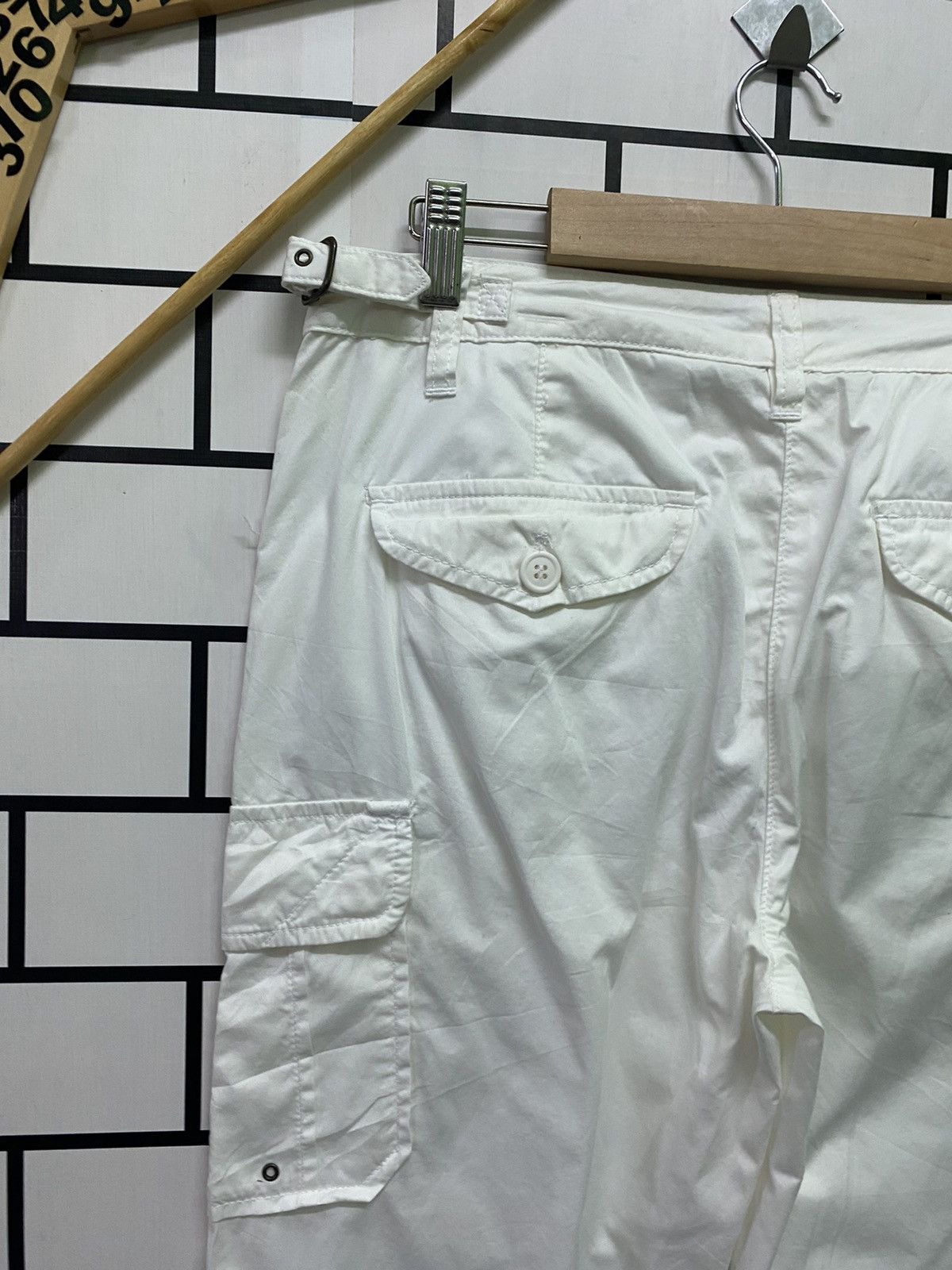 J.Crew Cargo Multipocket White J.CREW Parachute Light Pants Size US 30 / EU 46 - 14 Thumbnail