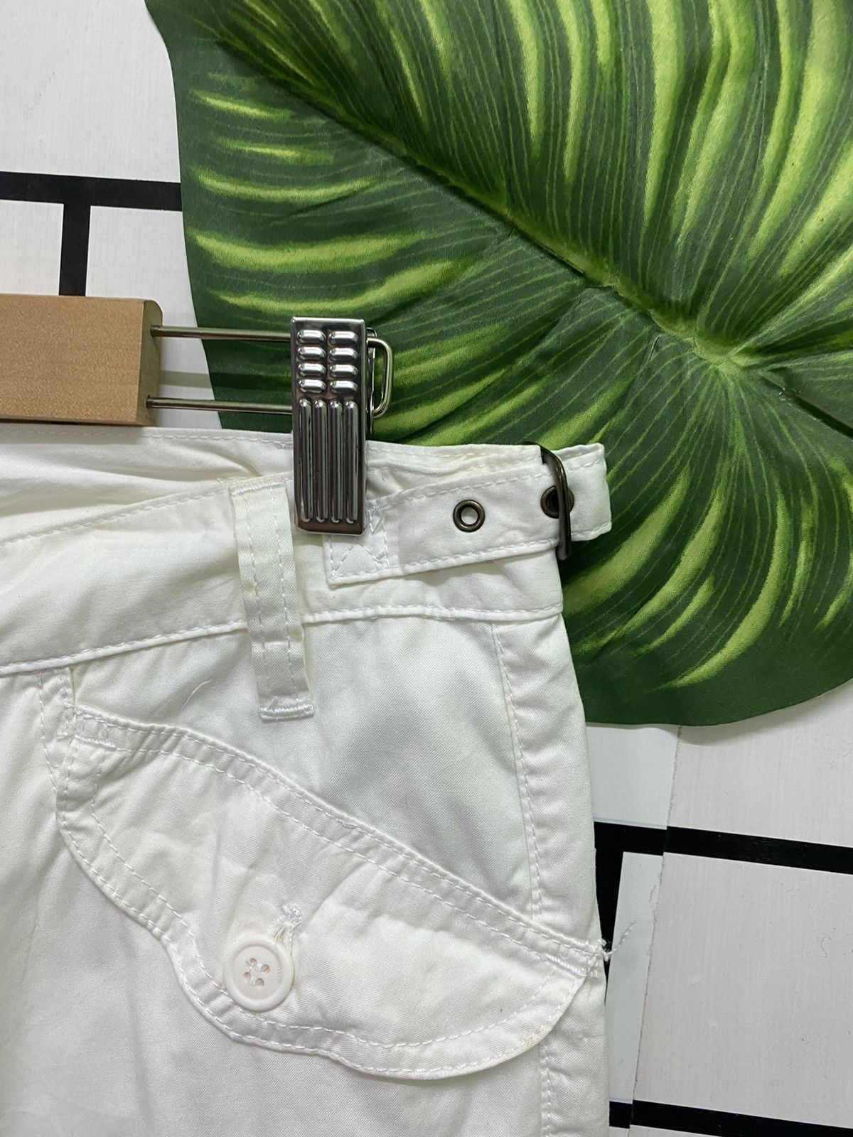 J.Crew Cargo Multipocket White J.CREW Parachute Light Pants Size US 30 / EU 46 - 11 Thumbnail