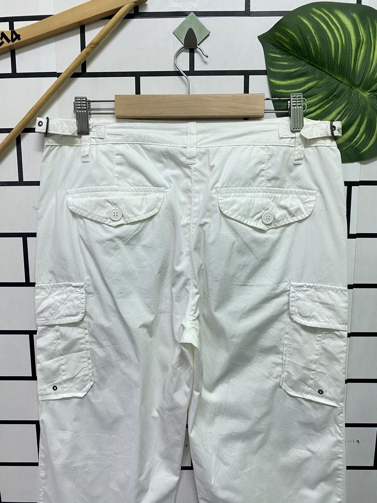 J.Crew Cargo Multipocket White J.CREW Parachute Light Pants Size US 30 / EU 46 - 13 Thumbnail