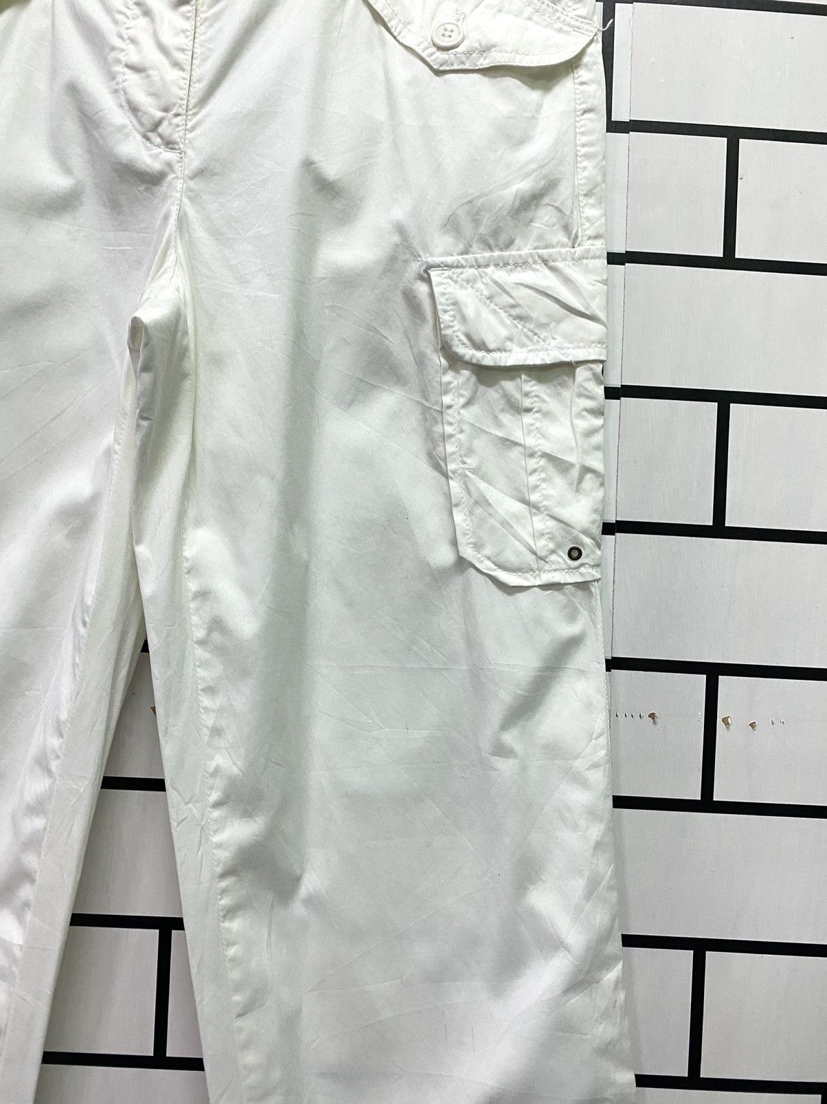 J.Crew Cargo Multipocket White J.CREW Parachute Light Pants Size US 30 / EU 46 - 9 Thumbnail