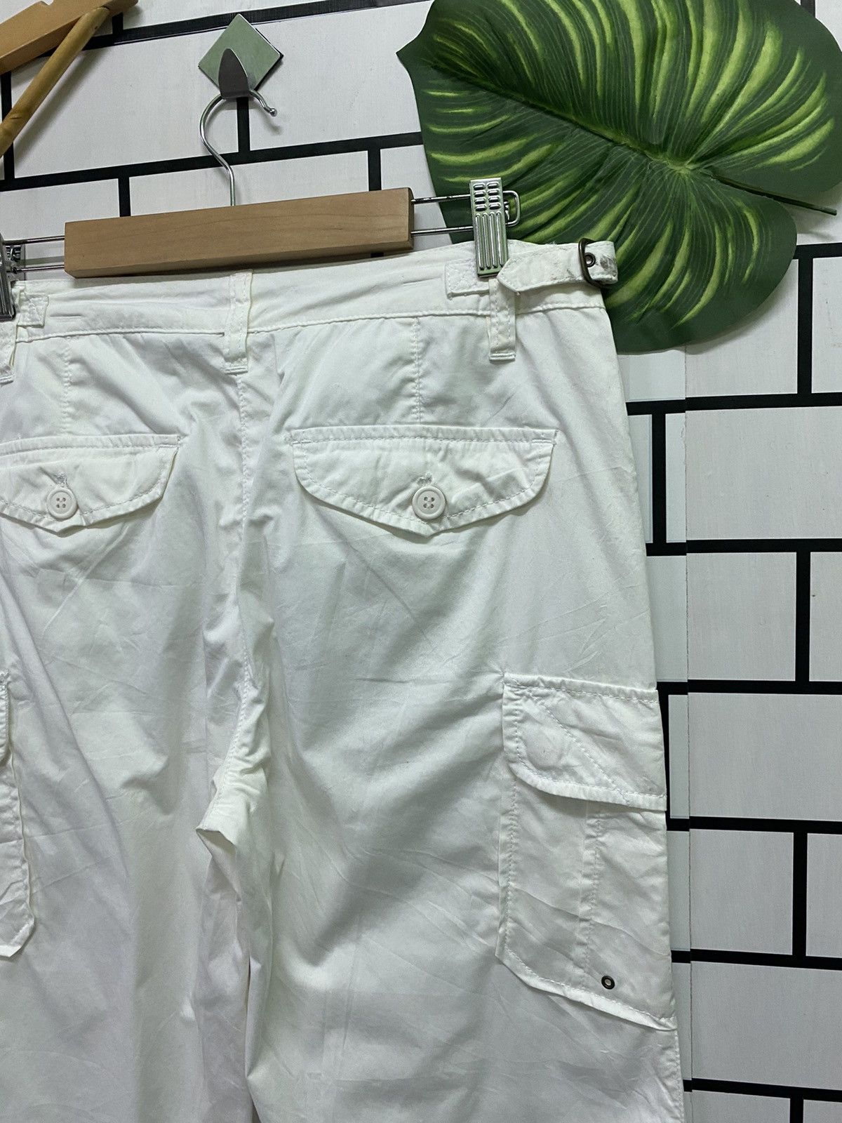 J.Crew Cargo Multipocket White J.CREW Parachute Light Pants Size US 30 / EU 46 - 15 Thumbnail