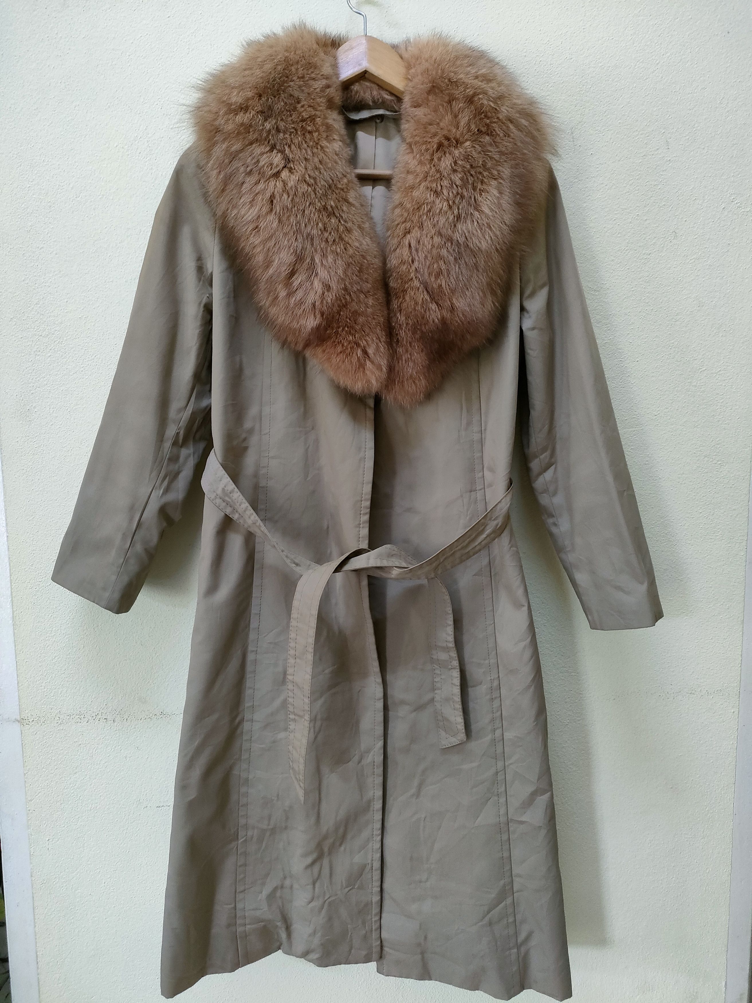 Bossi Fur Trench Coat