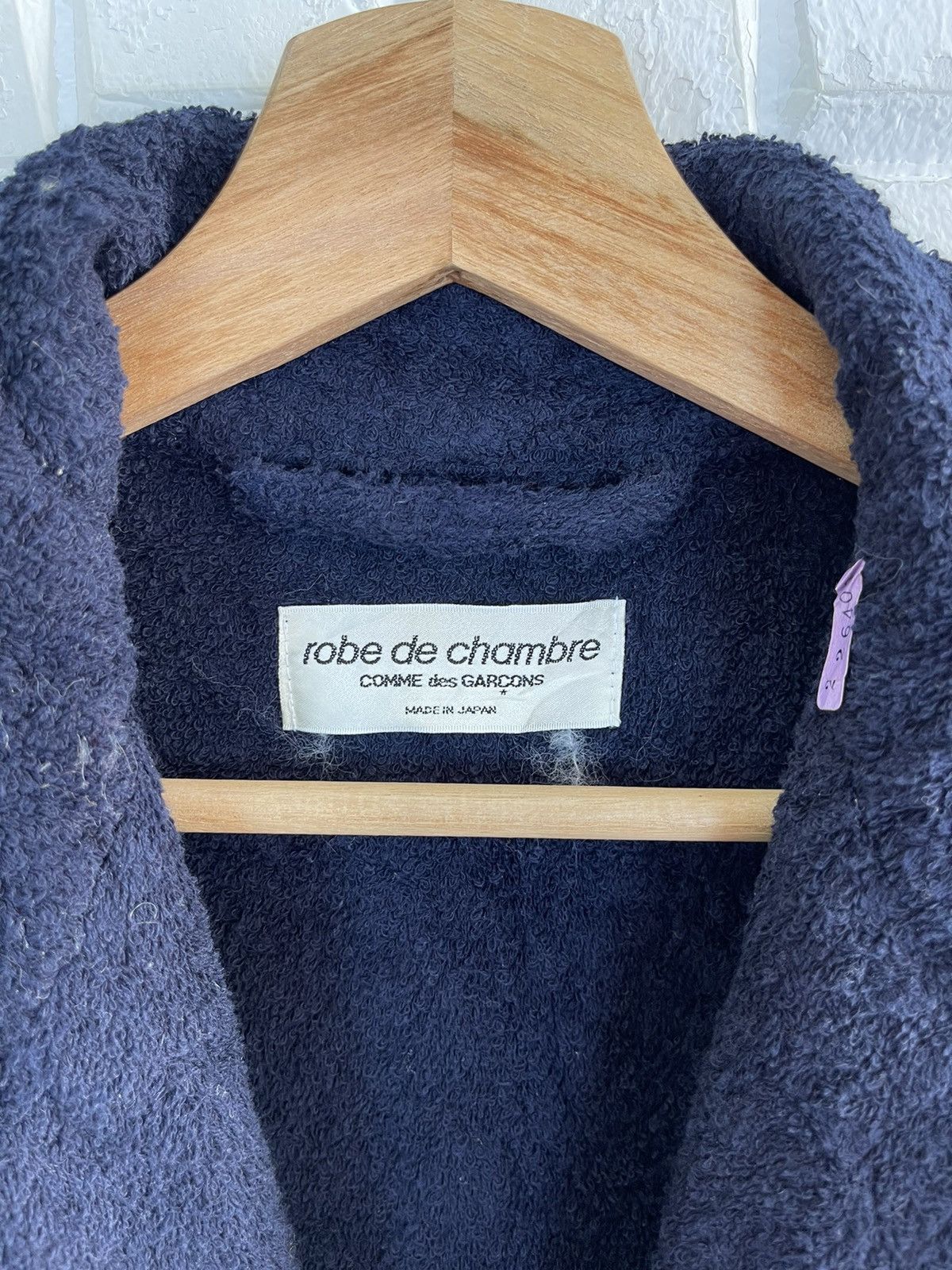 Comme des Garcons Homme 🔥AD2000 Robe de Chambre CDG Shearling Long Coat Winter Size US L / EU 52-54 / 3 - 4 Thumbnail