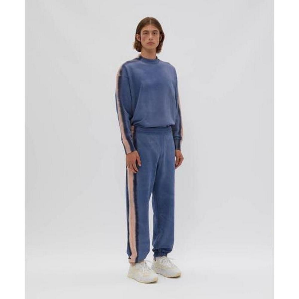 MSGM MSGM blue tie dye cotton sweat pants jogger Medium Italy Size US 32 / EU 48 - 2 Thumbnail