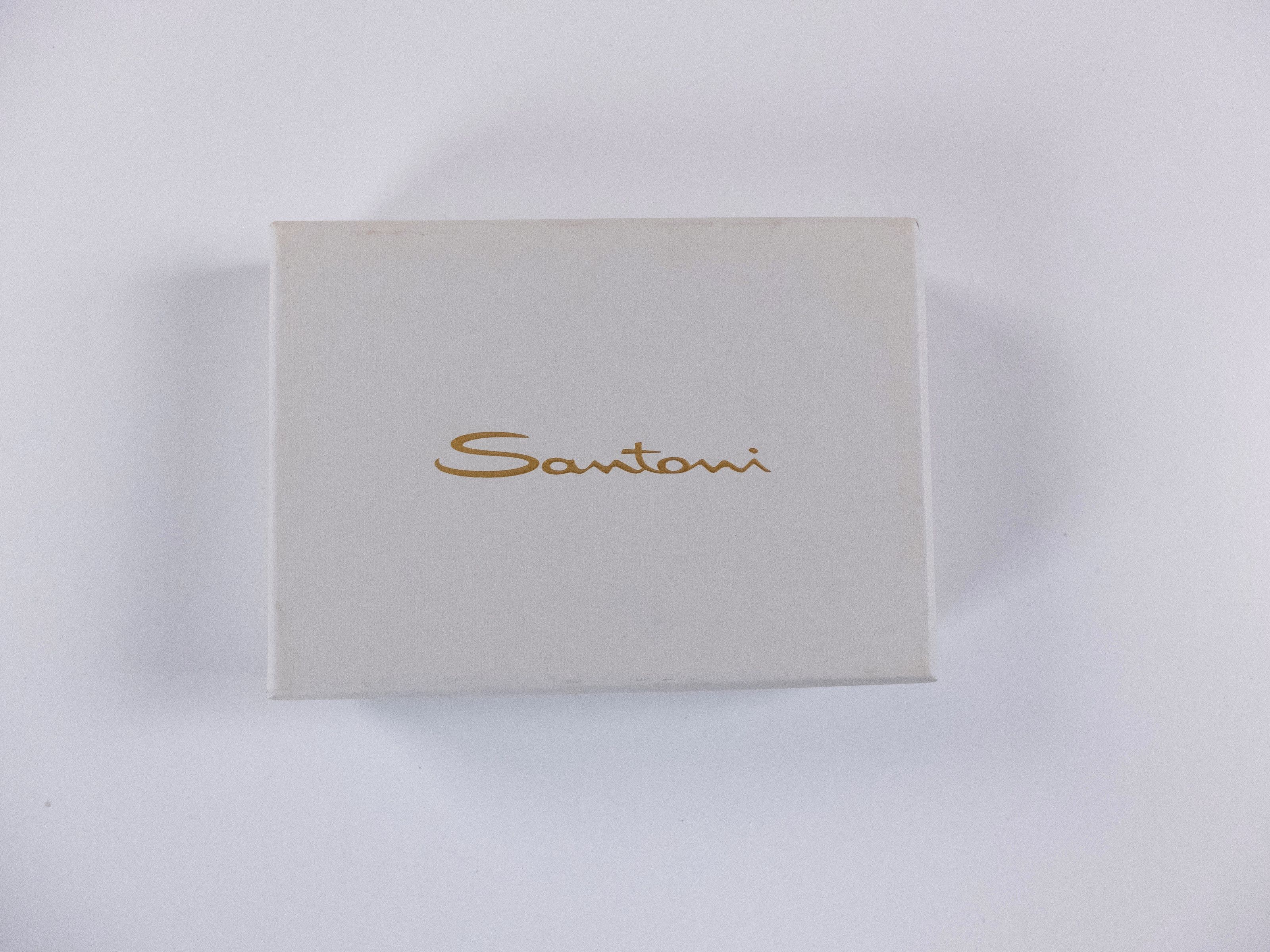 Santoni SANTONI black classic leather bifold wallet billfold Italy Size ONE SIZE - 8 Thumbnail