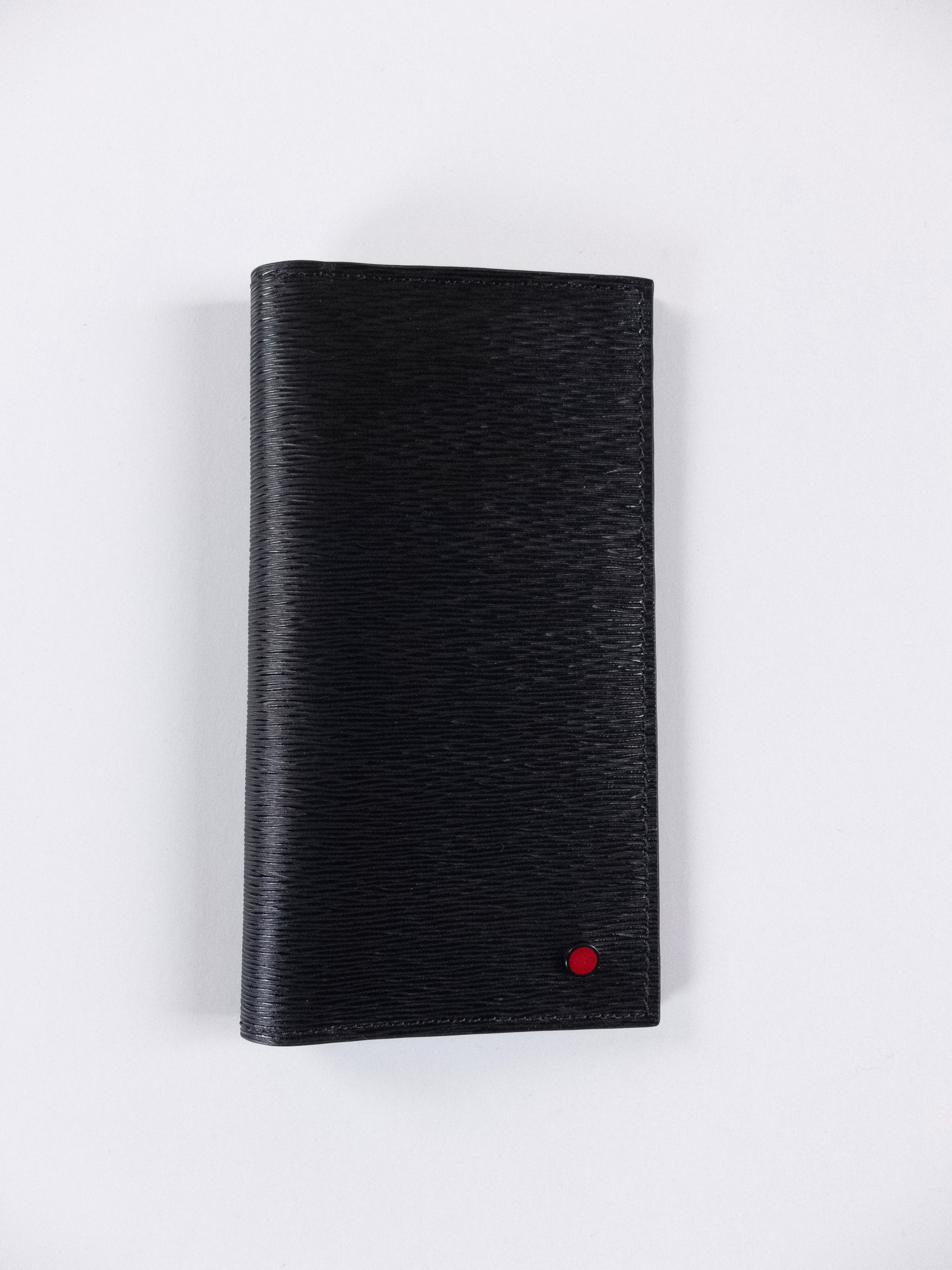 Kiton KITON Napoli black leather bifold chest wallet New in Box Size ONE SIZE - 1 Thumbnail