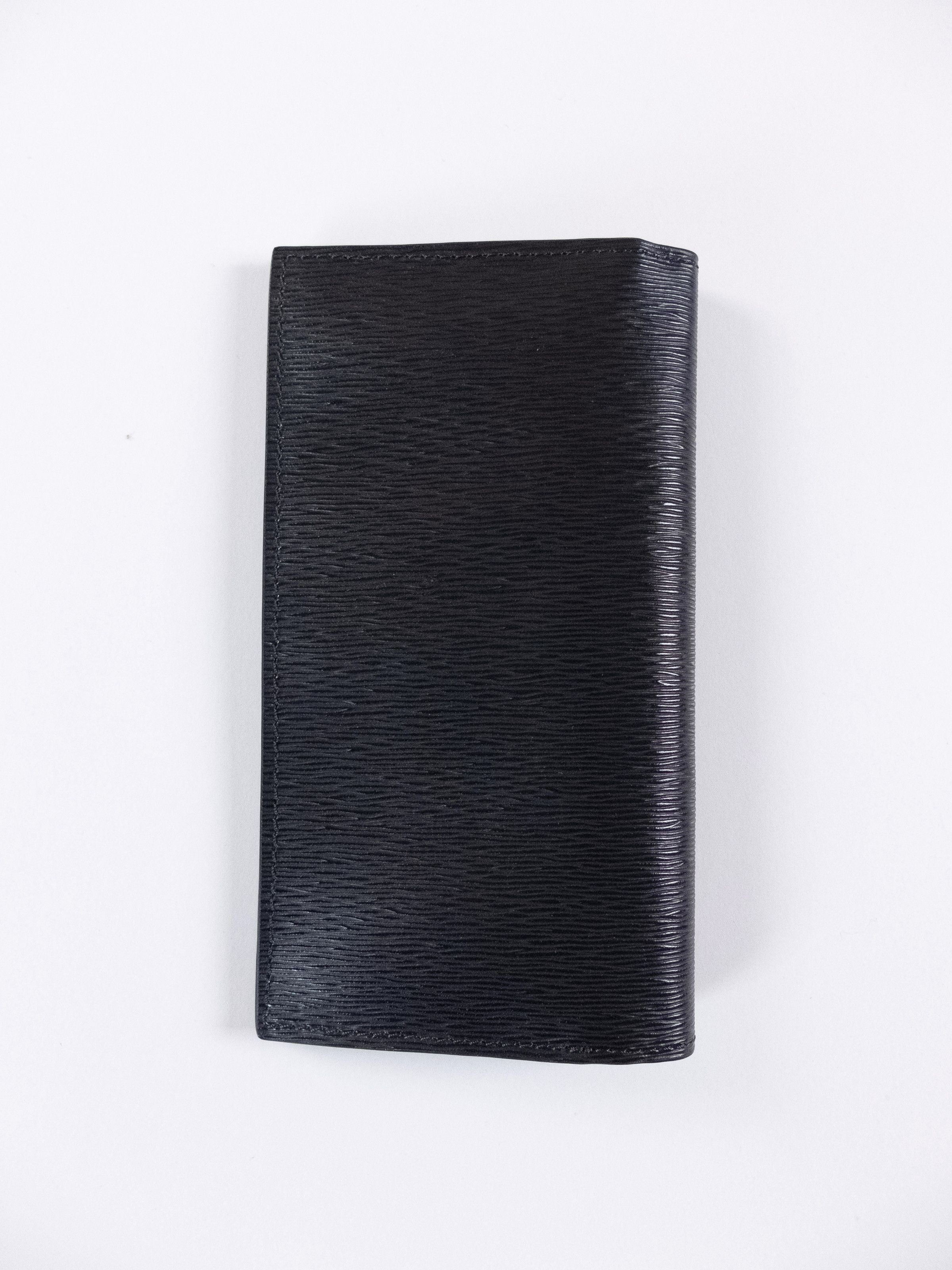 Kiton KITON Napoli black leather bifold chest wallet New in Box Size ONE SIZE - 3 Thumbnail