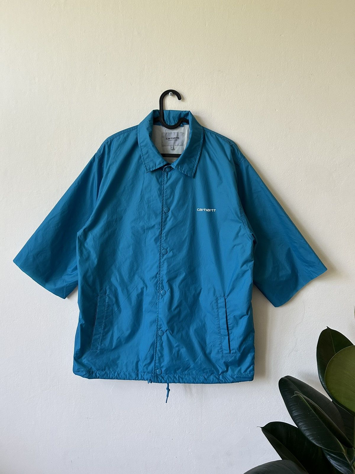 Carhartt × Vintage CARHARTT SCRIPT COATH JACKET OVERSIZE BOXY CENTER LOGO Size US L / EU 52-54 / 3 - 1 Thumbnail