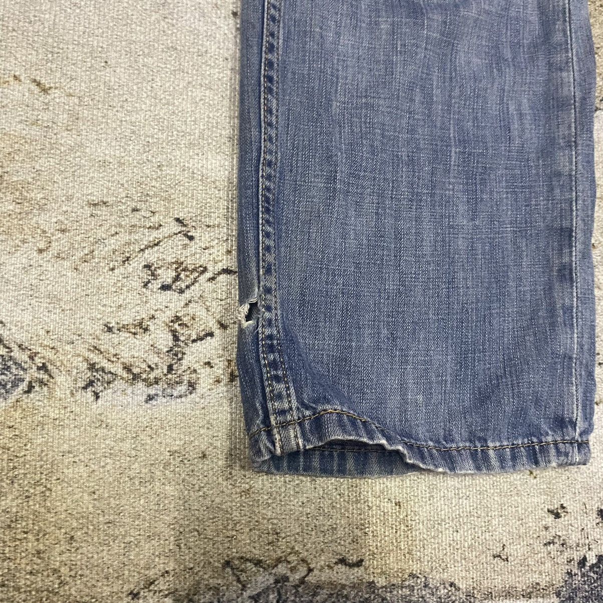 Jean × Levi's × Vintage Vintage Levis 505 Faded Distressed Denim Jeans Size US 34 / EU 50 - 6 Thumbnail