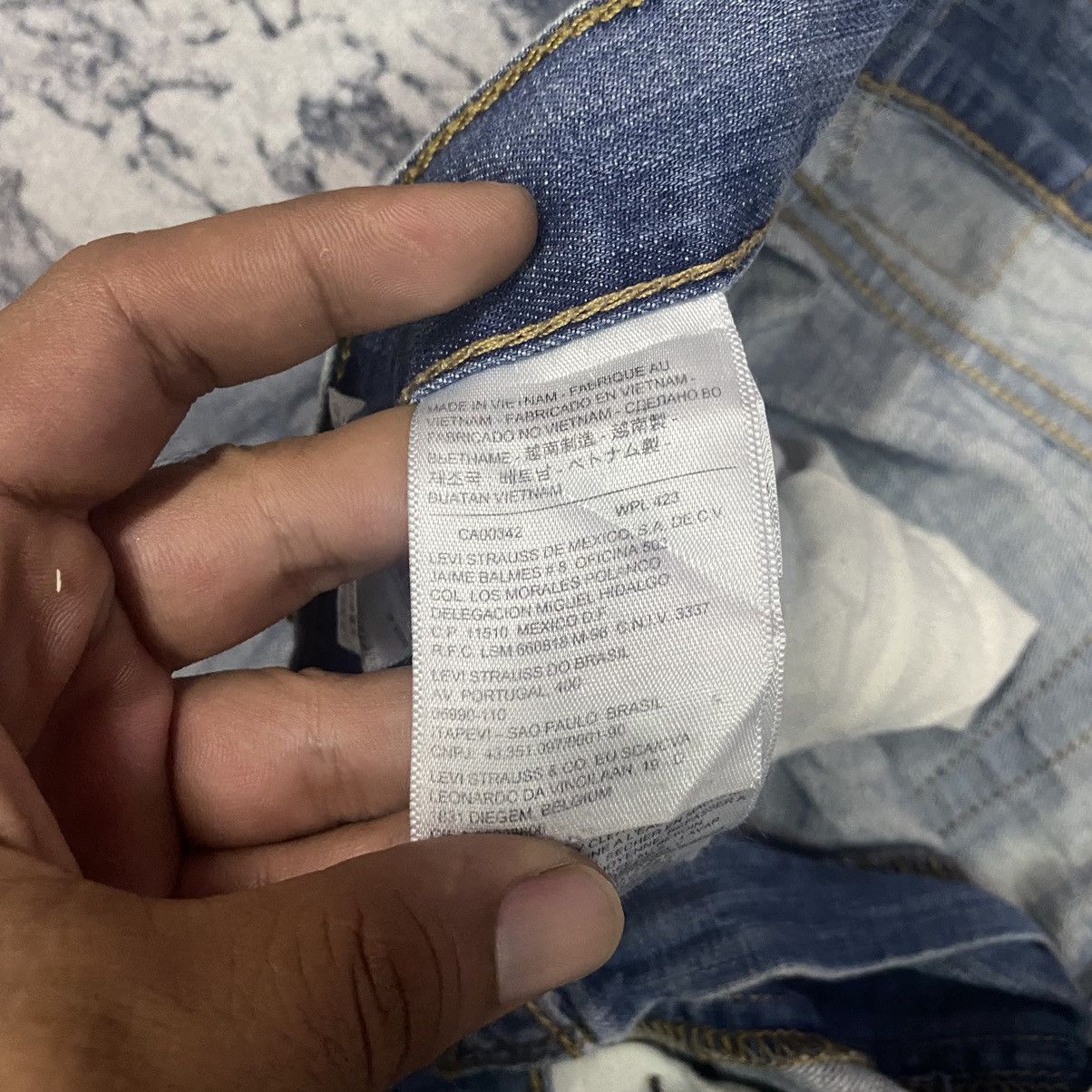 Jean × Levi's × Vintage Vintage Levis 505 Faded Distressed Denim Jeans Size US 34 / EU 50 - 7 Thumbnail