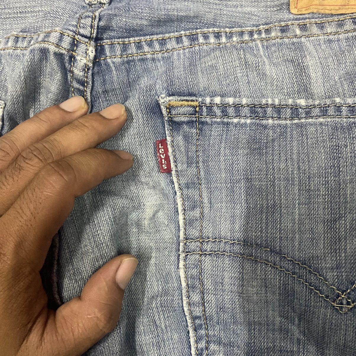 Jean × Levi's × Vintage Vintage Levis 505 Faded Distressed Denim Jeans Size US 34 / EU 50 - 12 Thumbnail