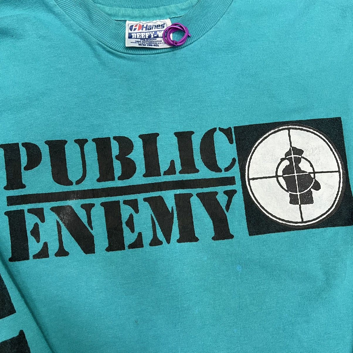 Band Tees × Rap Tees × Vintage Rare Vintage Public Enemy 80s-90s Band Tees Size US L / EU 52-54 / 3 - 7 Thumbnail