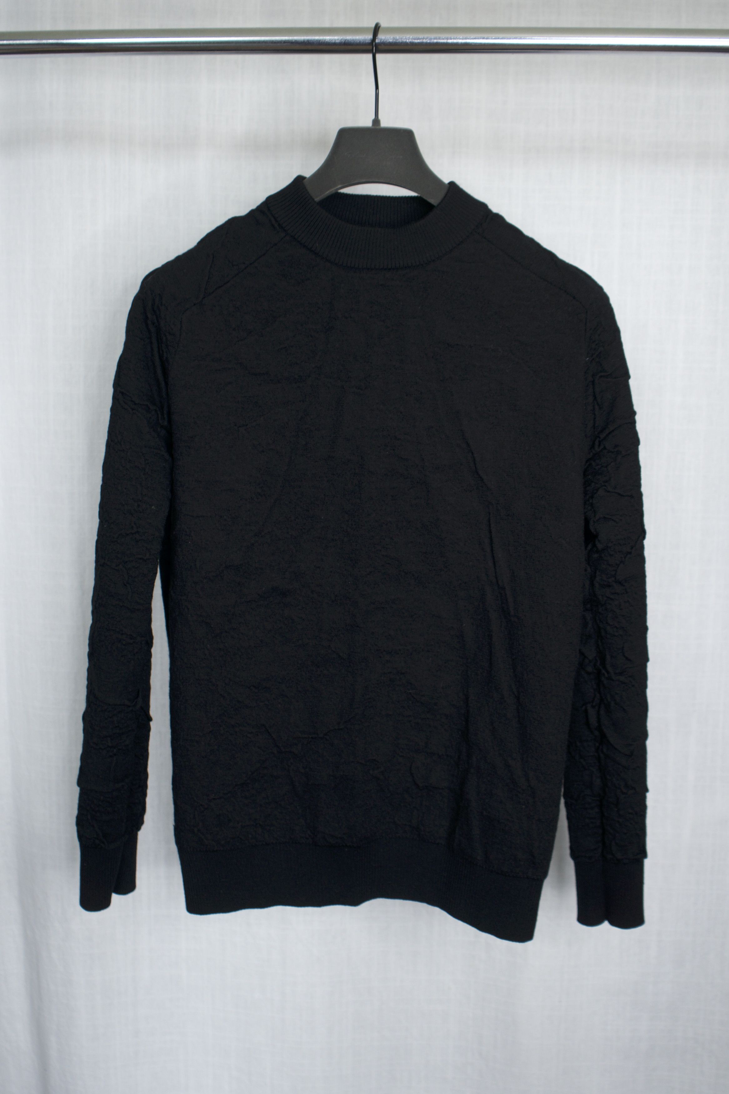 image of Maharishi Black Double Wool Sweater, Men's (Size Large)