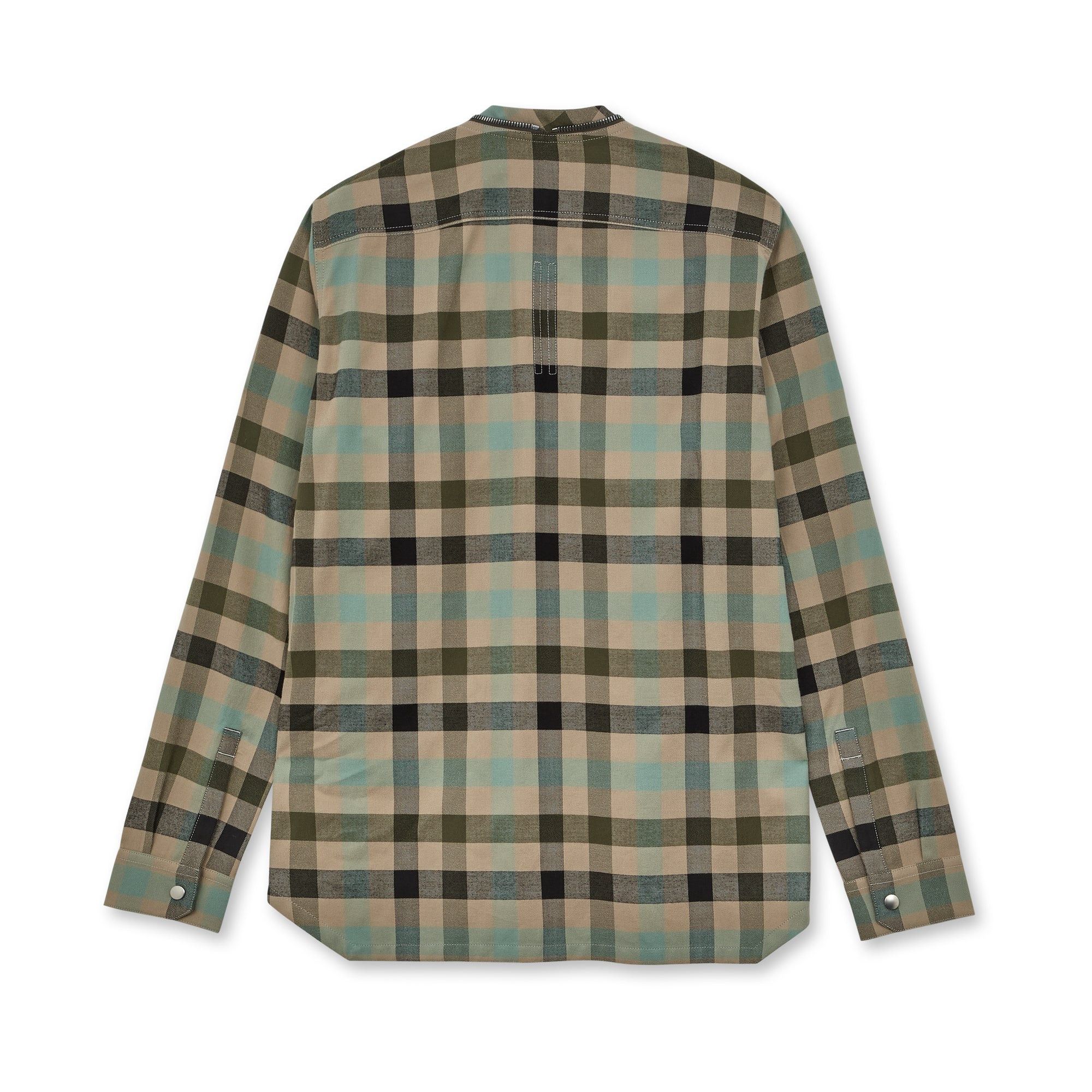 Rick Owens BNWT Larry brushed cotton zip shirt Size US L / EU 52-54 / 3 - 4 Thumbnail