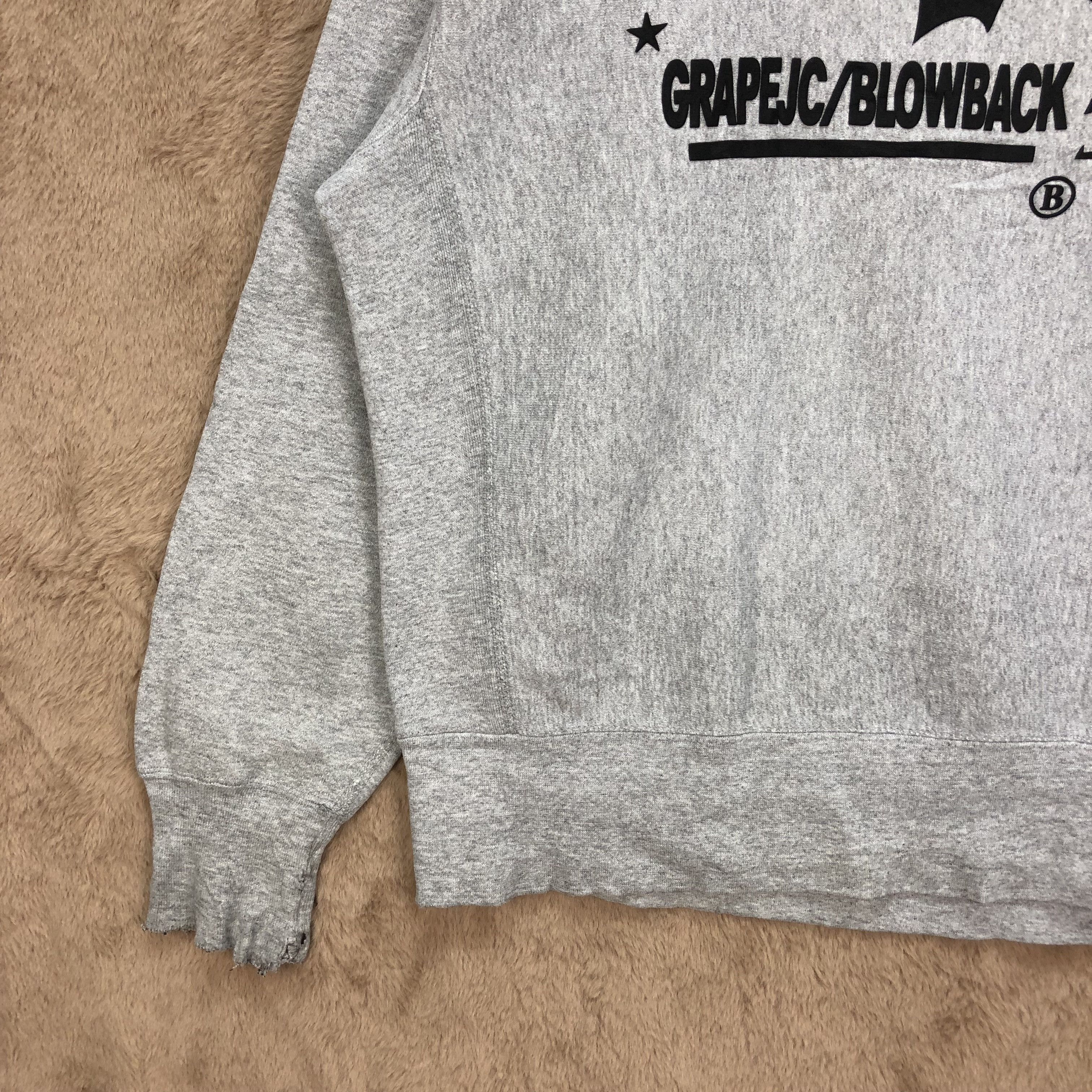 Vintage Vintage TRASHED GRAPEJC/BLOWBACK Sweatshirts #5142-176 Size US L / EU 52-54 / 3 - 5 Thumbnail