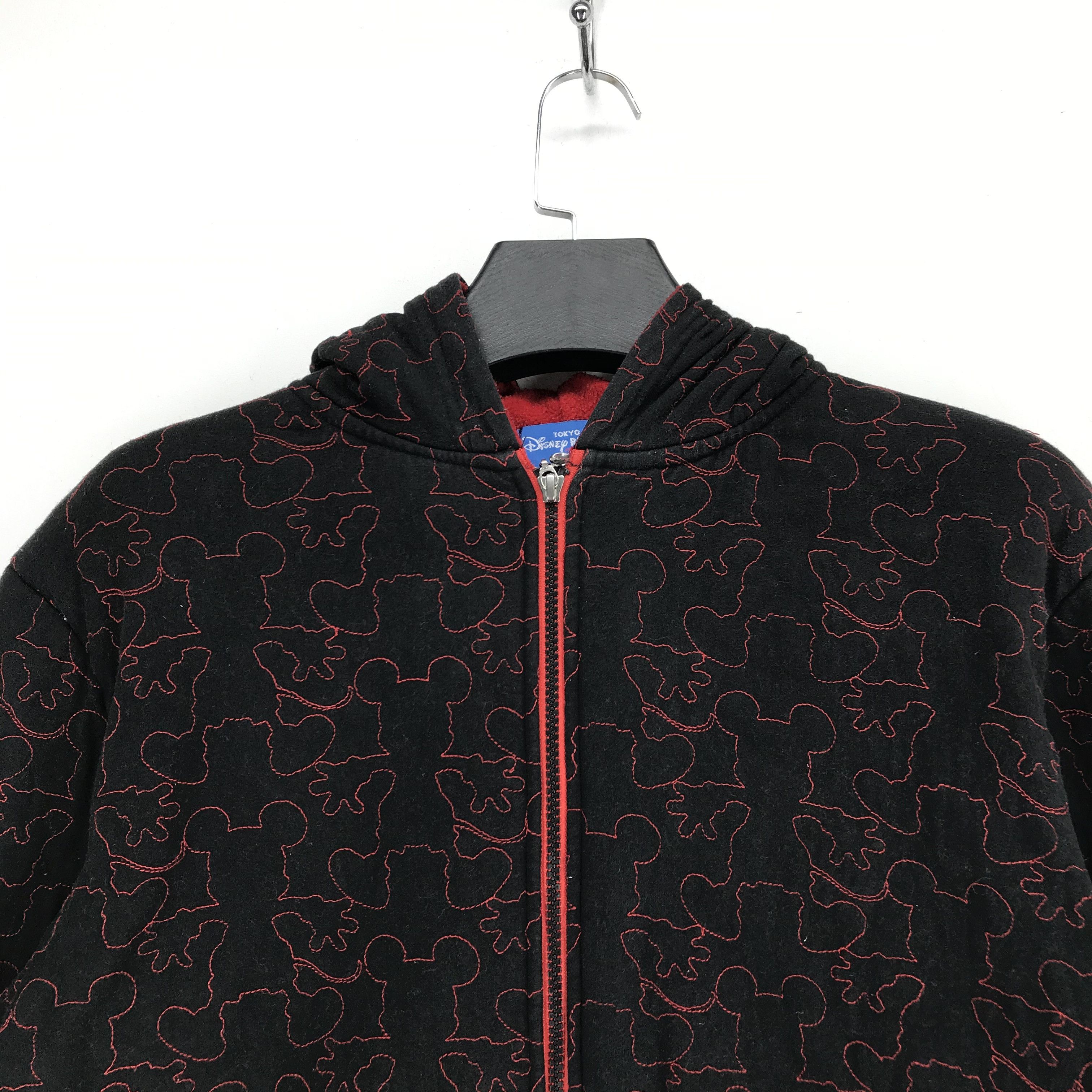 Disney Tokyo Disney Resort Mickey Mouse Zipper Hoodies #2199-86 Size US L / EU 52-54 / 3 - 2 Thumbnail