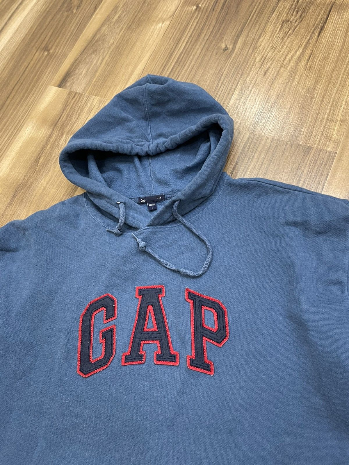 Gap × Vintage Vintage Gap Hoodie Big Logo Y2K Style USA 90s Size US L / EU 52-54 / 3 - 6 Thumbnail