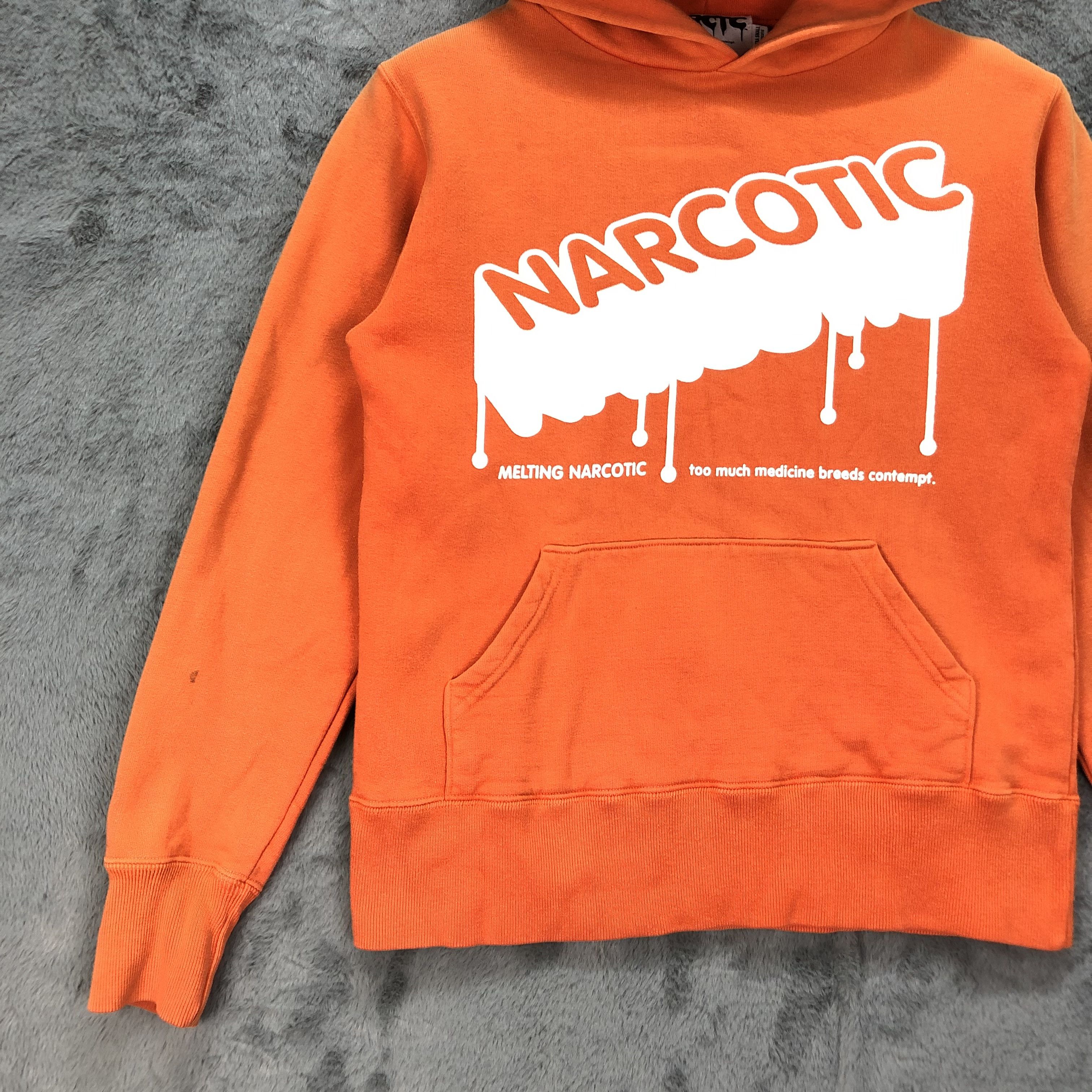 Japanese Brand NARCOTIC GDC Big Logo Pullover Orange Hoodies #4880-37 Size US XS / EU 42 / 0 - 7 Thumbnail
