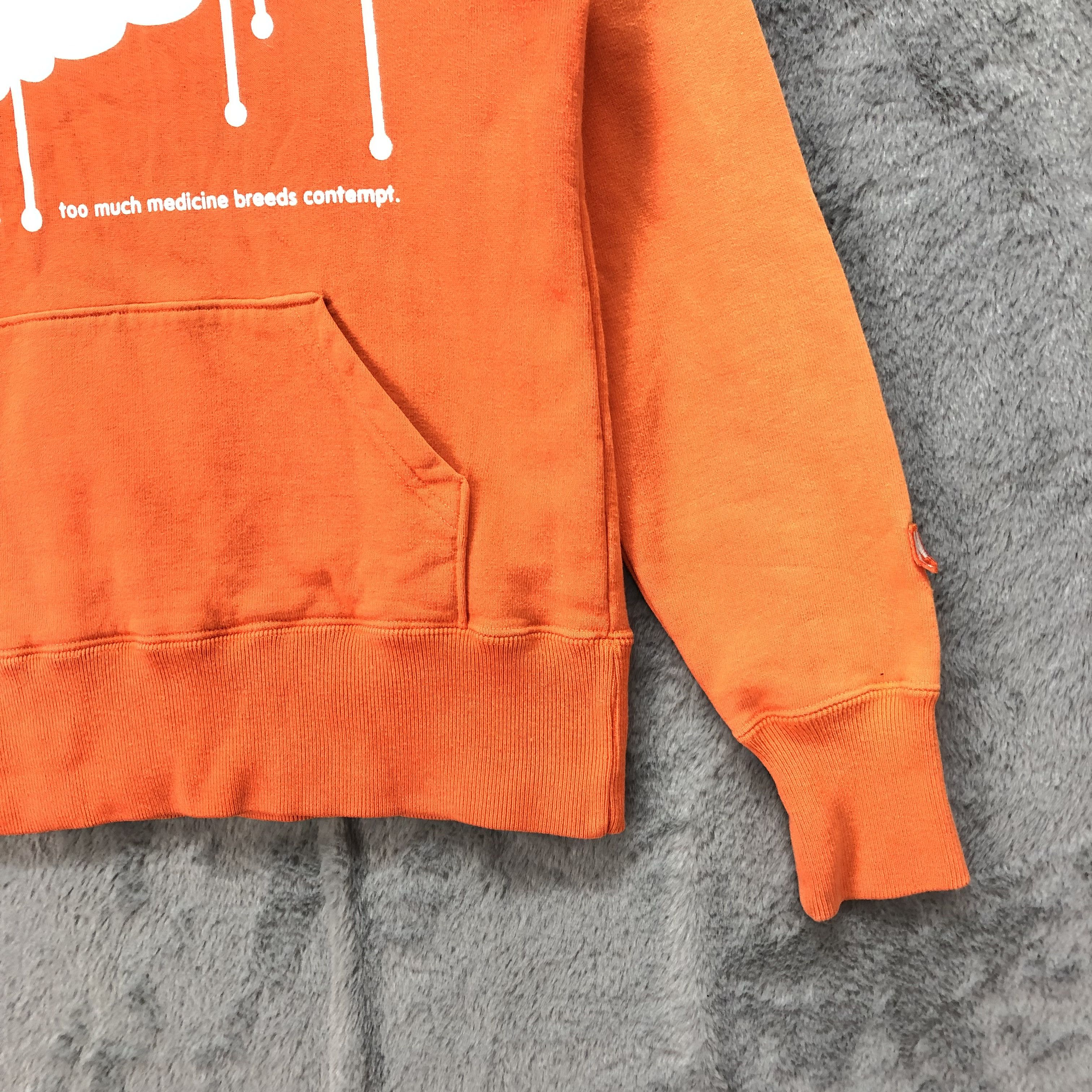 Japanese Brand NARCOTIC GDC Big Logo Pullover Orange Hoodies #4880-37 Size US XS / EU 42 / 0 - 9 Thumbnail