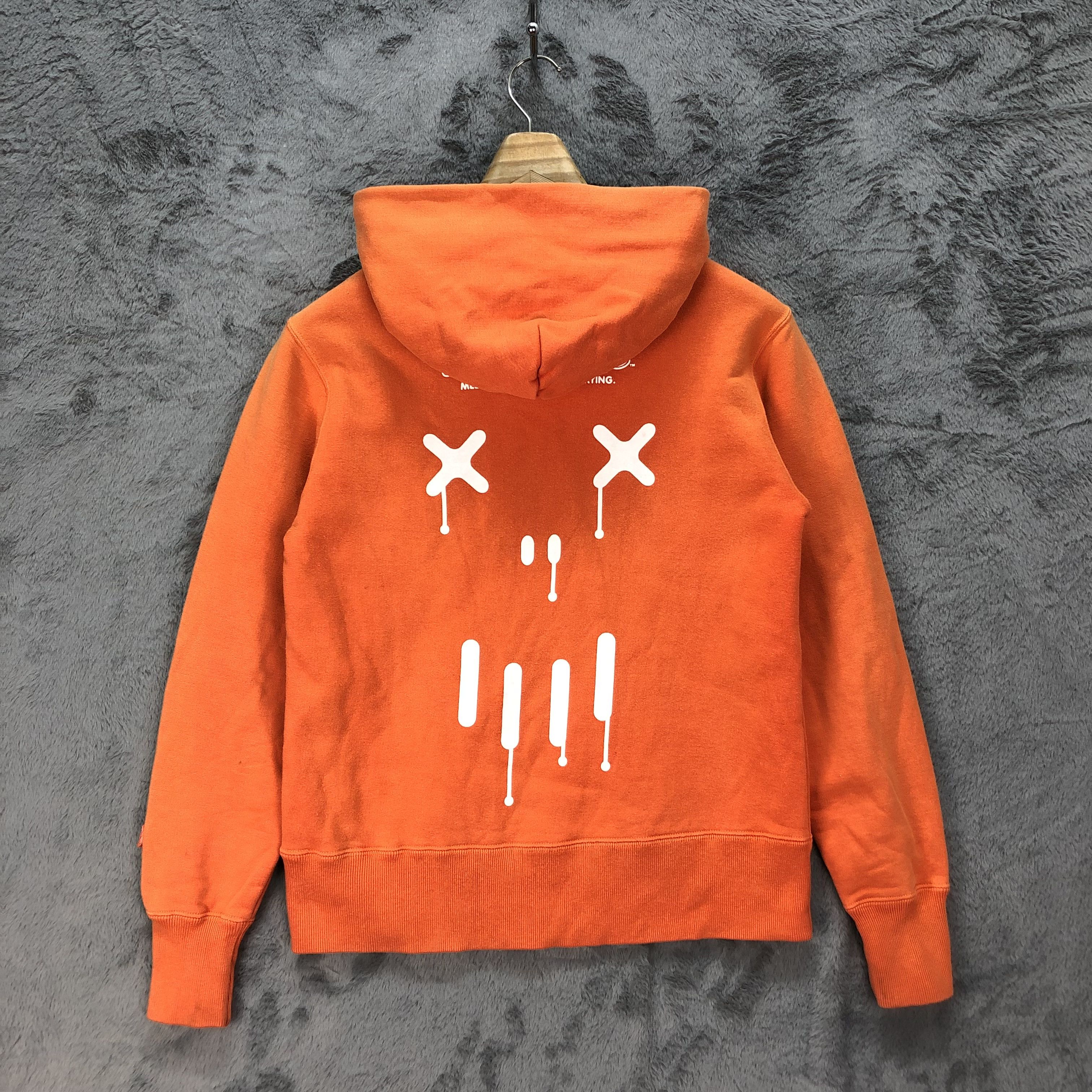 Japanese Brand NARCOTIC GDC Big Logo Pullover Orange Hoodies #4880-37 Size US XS / EU 42 / 0 - 1 Thumbnail