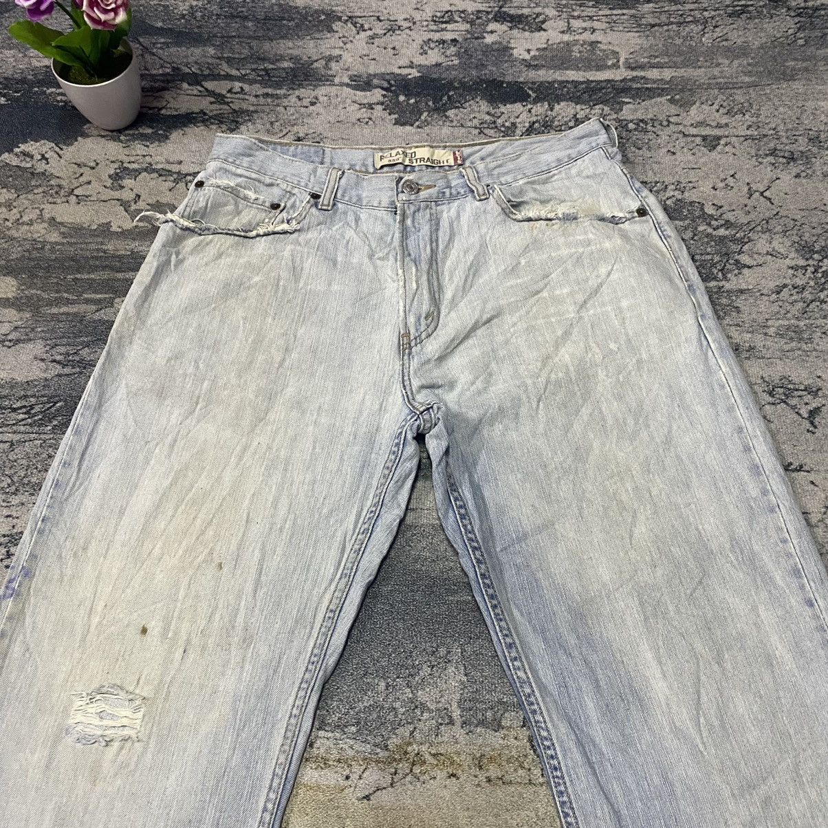 Levi's Vintage Levis 559 Relaxed Straight Light Washed Jeans Size US 32 / EU 48 - 4 Thumbnail