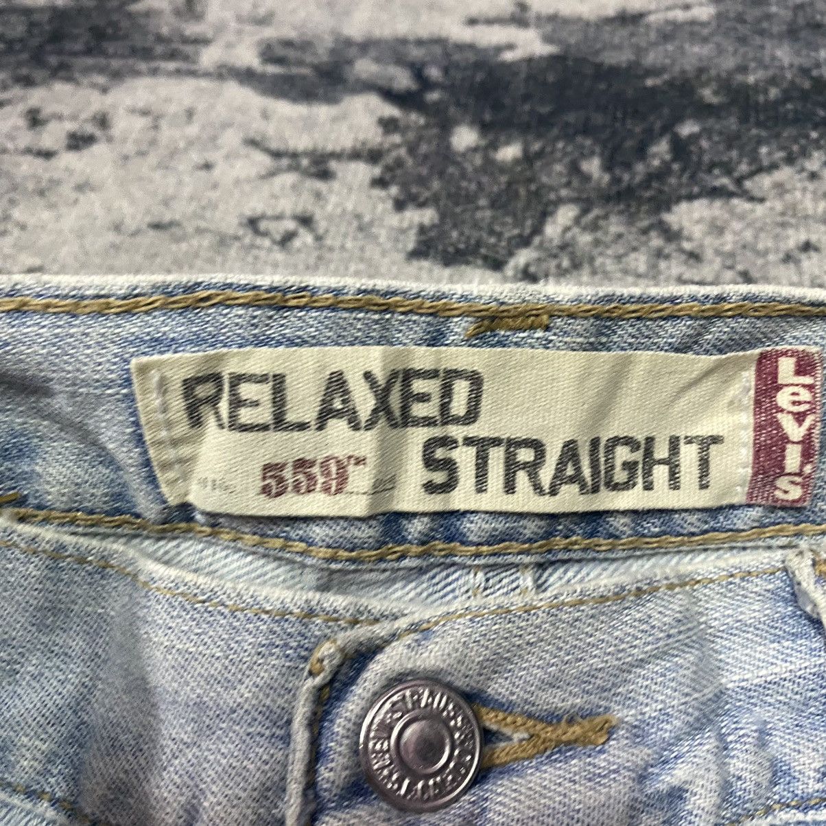 Levi's Vintage Levis 559 Relaxed Straight Light Washed Jeans Size US 32 / EU 48 - 9 Thumbnail