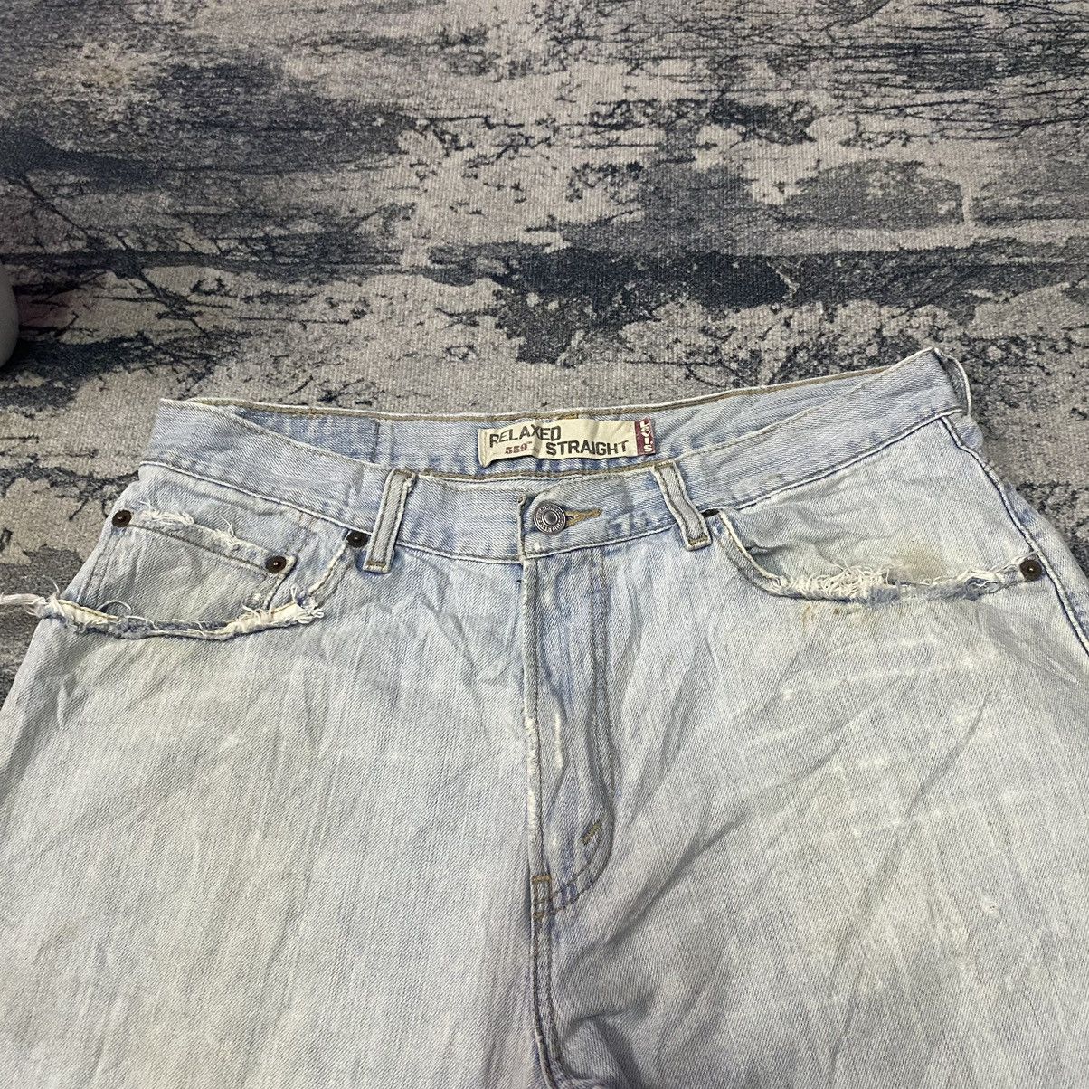 Levi's Vintage Levis 559 Relaxed Straight Light Washed Jeans Size US 32 / EU 48 - 8 Thumbnail