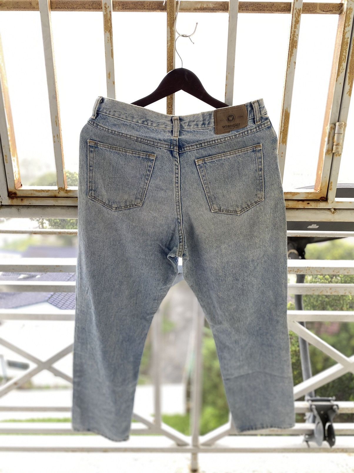 Jean × Vintage × Wrangler Vintage Wrangler Light wash Rusty Denim Jeans Pants Size US 31 - 4 Thumbnail