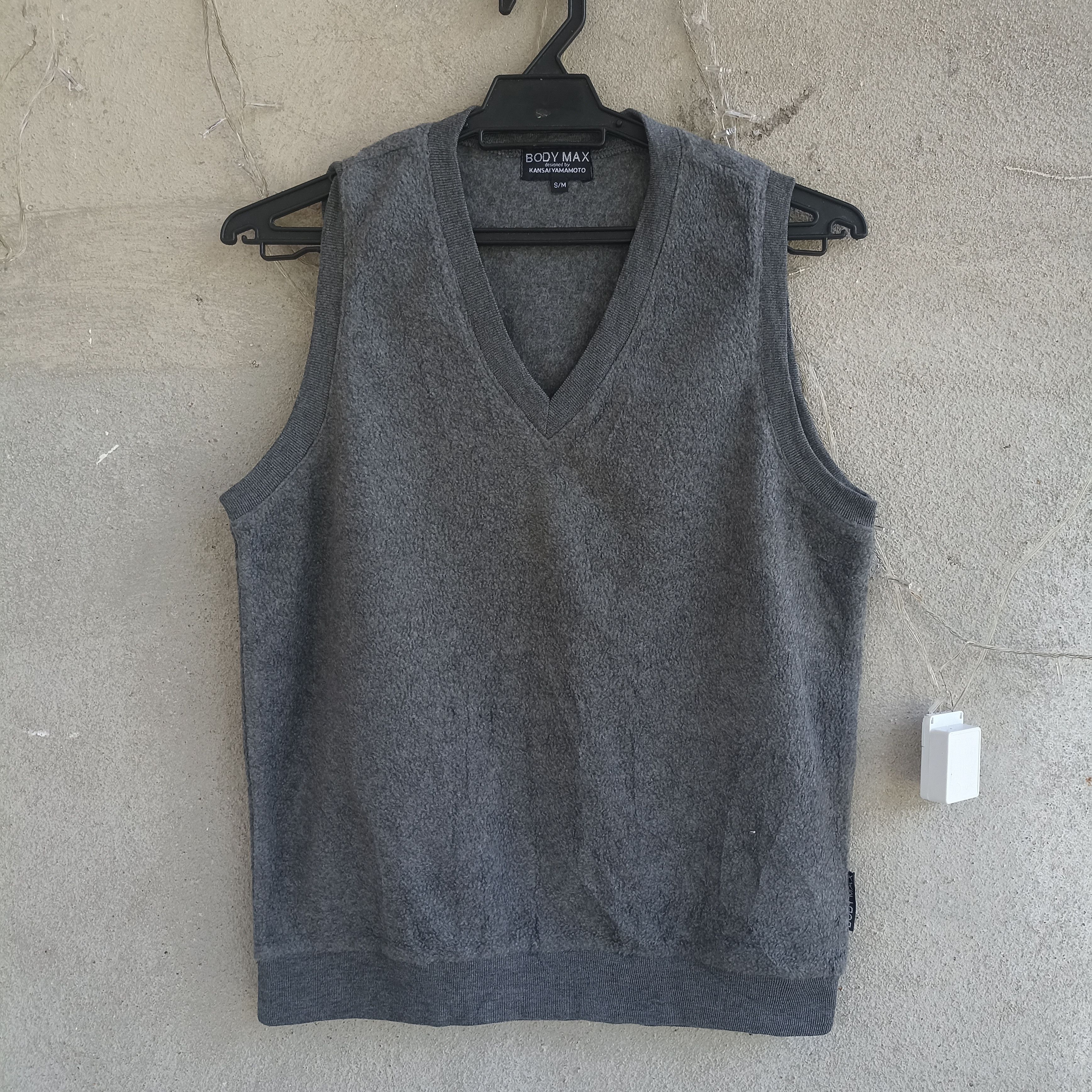 Japanese Brand Body Max Kansai Yamamoto Gray Vest Size US XS / EU 42 / 0 - 1 Thumbnail