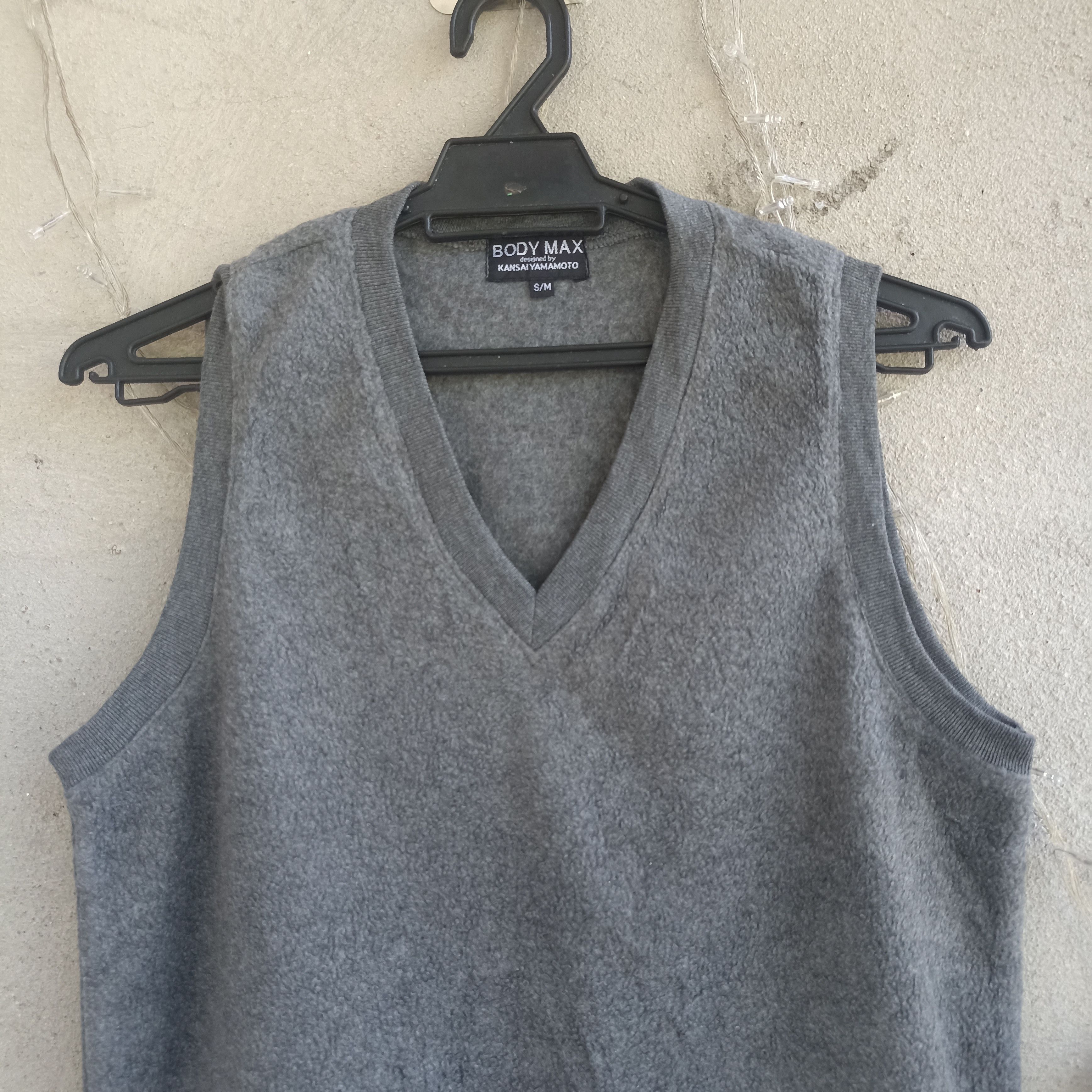 Japanese Brand Body Max Kansai Yamamoto Gray Vest Size US XS / EU 42 / 0 - 2 Thumbnail