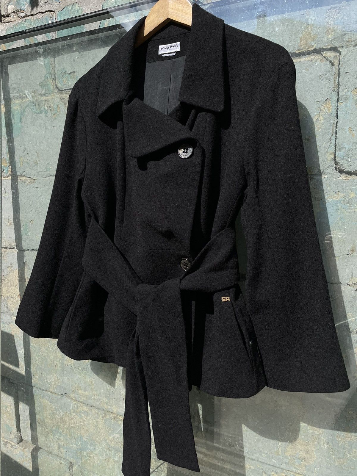 Sonia Rykiel × Vintage Sonia Rykiel Paris Womens Black Blazer Jacket Size 38 M Size M / US 6-8 / IT 42-44 - 3 Thumbnail
