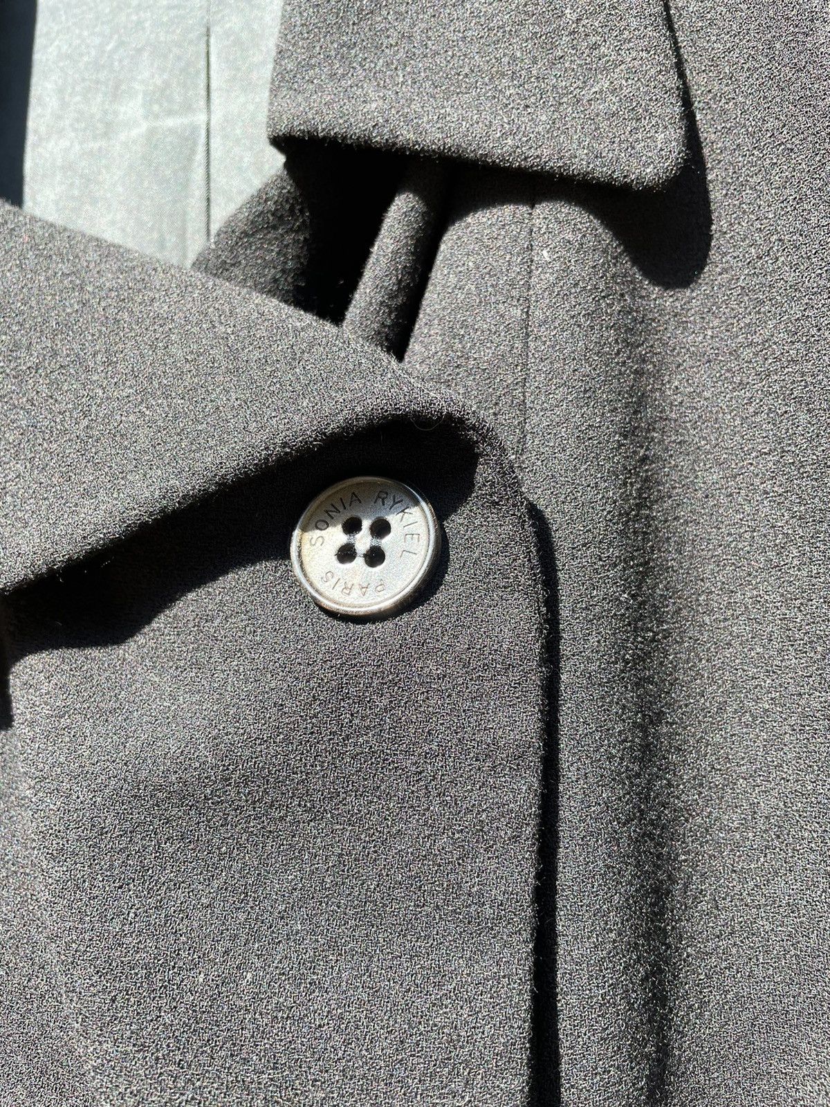 Sonia Rykiel × Vintage Sonia Rykiel Paris Womens Black Blazer Jacket Size 38 M Size M / US 6-8 / IT 42-44 - 5 Thumbnail