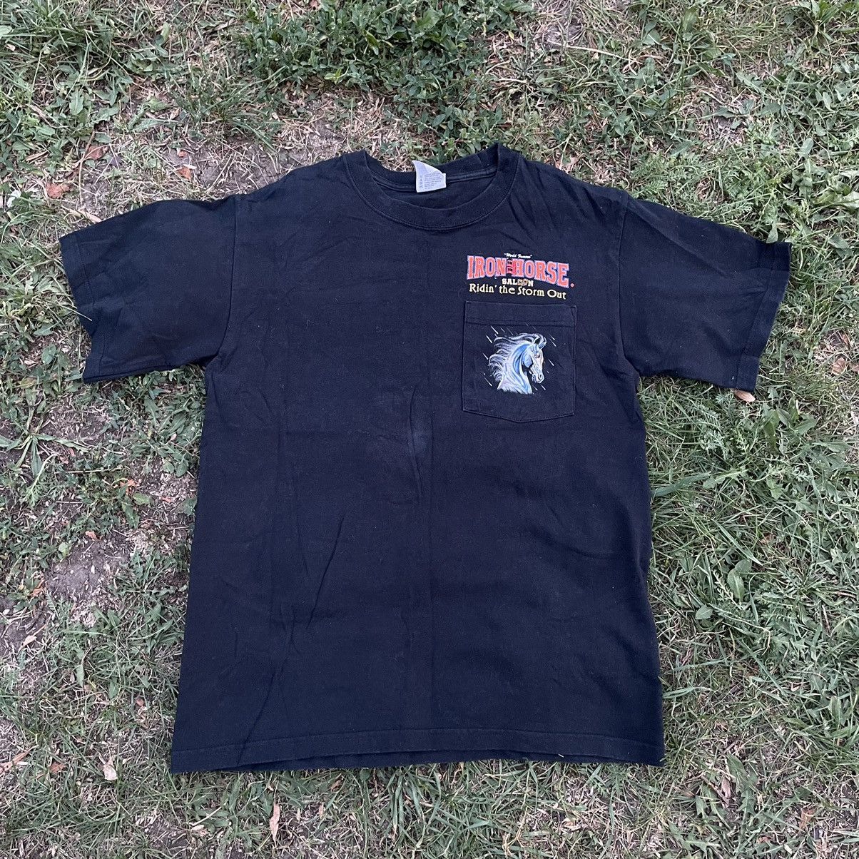 Vintage Vintage Y2K Iron Horse Harley Graphic Tee Streetwear Boxy M Size US M / EU 48-50 / 2 - 3 Thumbnail