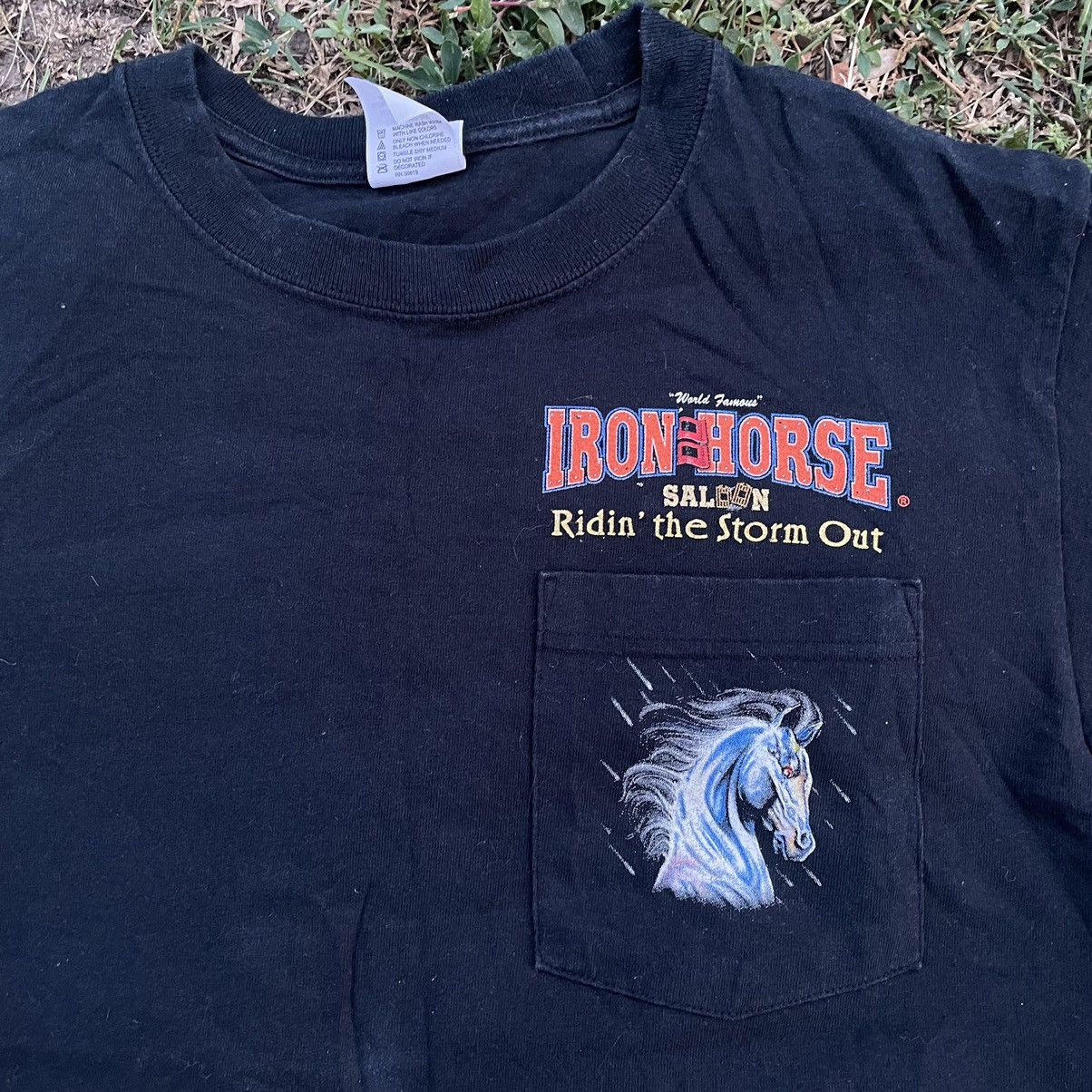 Vintage Vintage Y2K Iron Horse Harley Graphic Tee Streetwear Boxy M Size US M / EU 48-50 / 2 - 6 Thumbnail